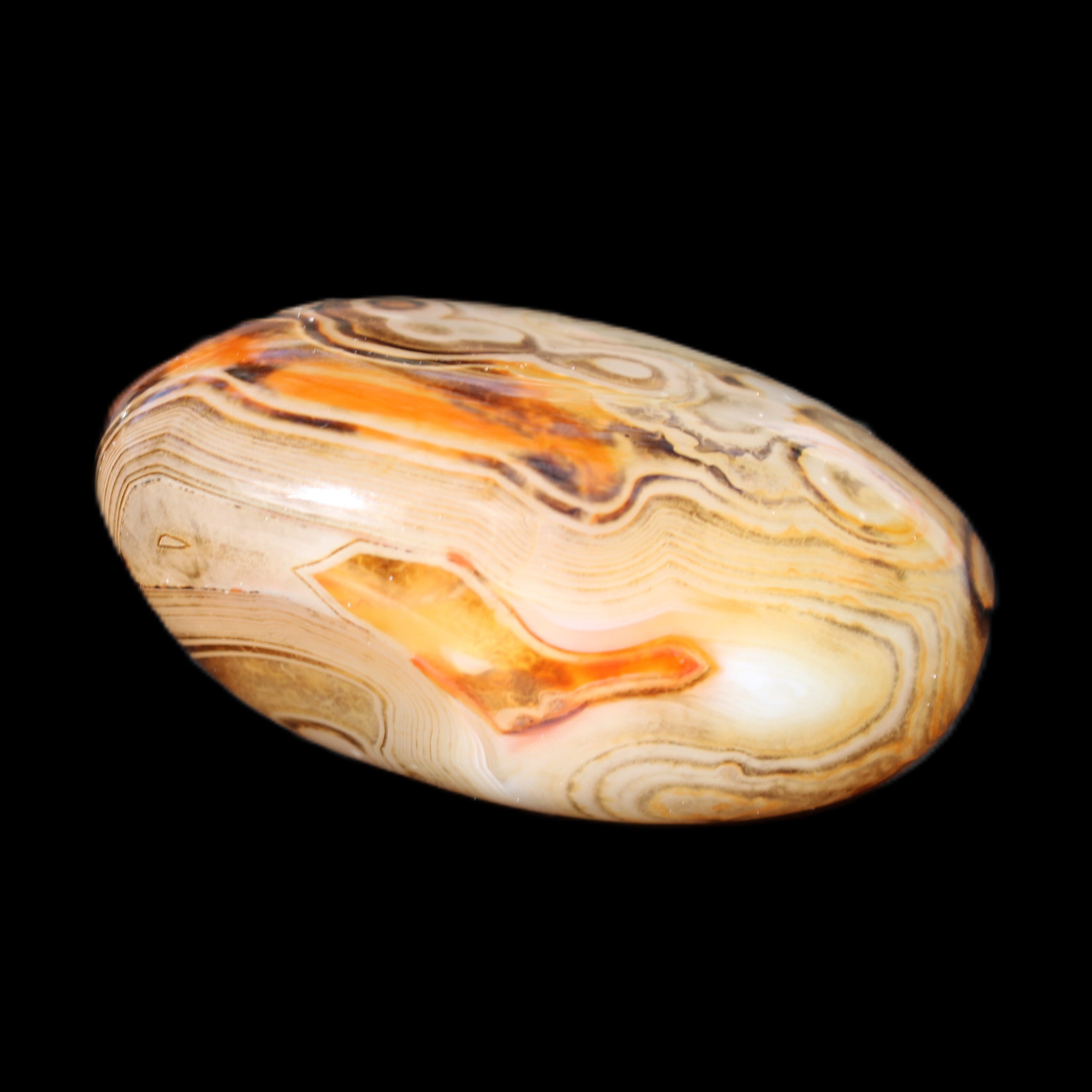 Crazy Lace Agate 54*43*26mm 83g in sunlight - Rocks and Things Store