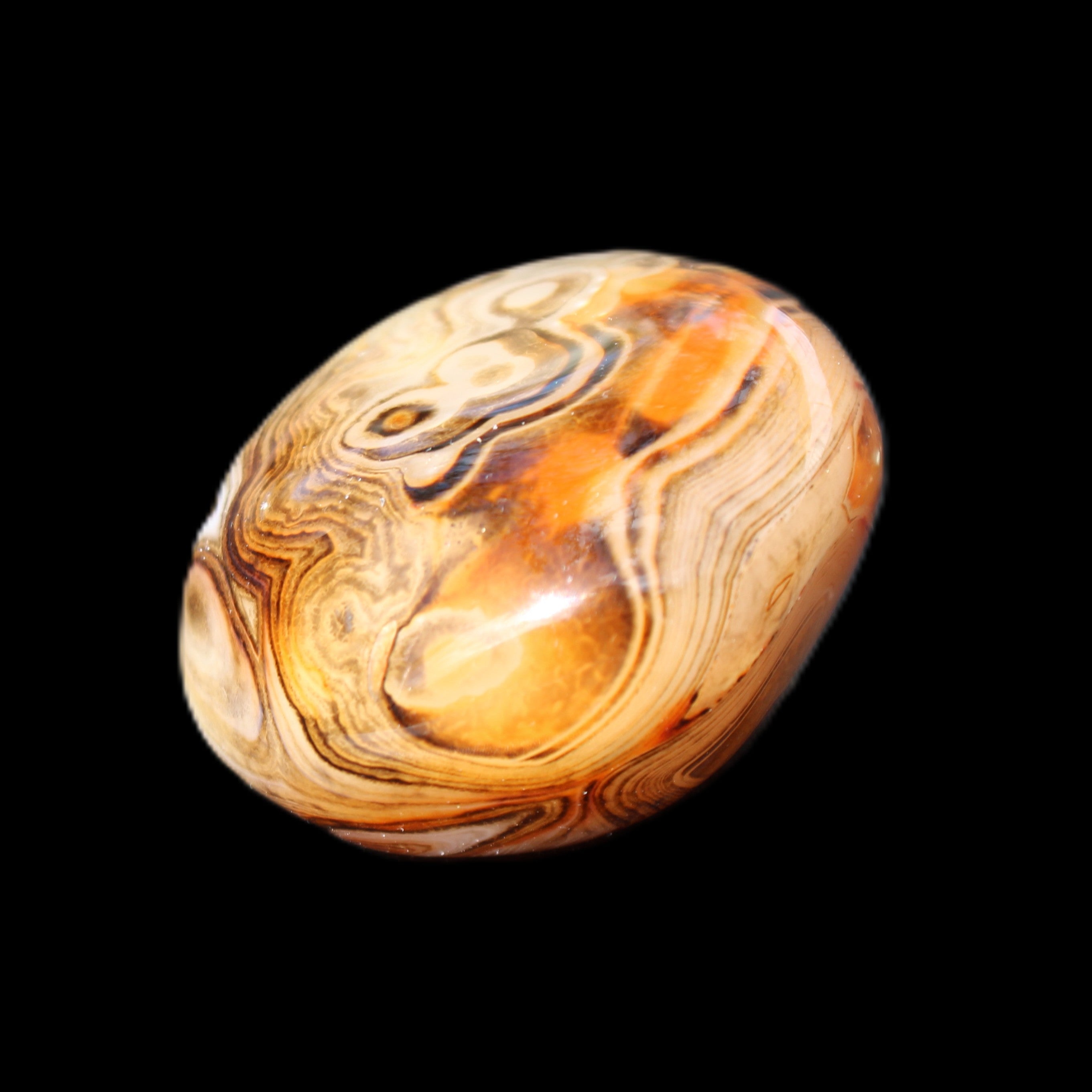 Crazy Lace Agate 54*43*26mm 83g in sunlight - Rocks and Things Store