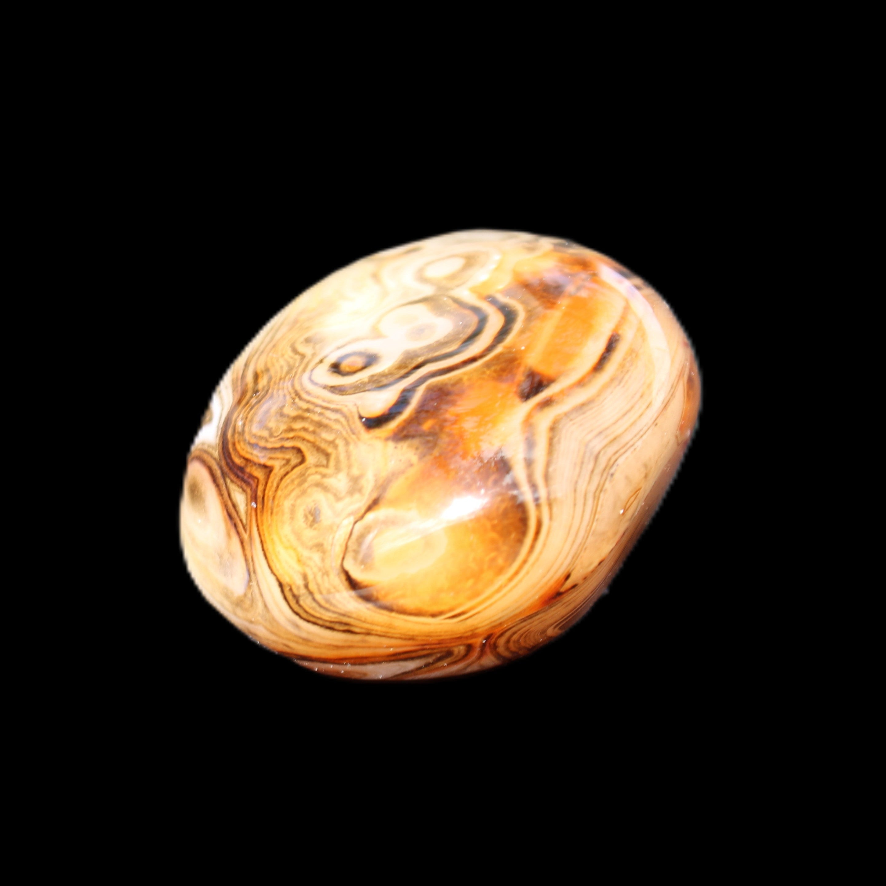 Crazy Lace Agate 54*43*26mm 83g in sunlight - Rocks and Things Store