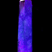 Dragons Blood Stone wand 87*23*19mm 79g in UV light - Rocks and Things Store