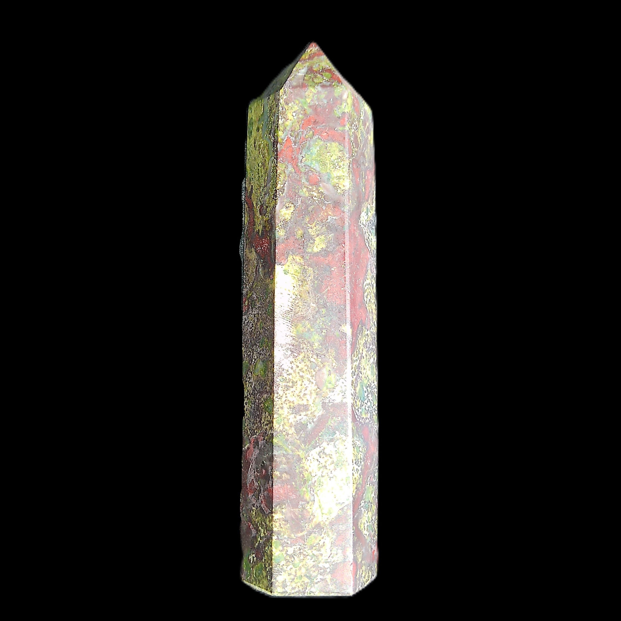 Dragons Blood Stone wand 87*23*19mm 79g in sunlight - Rocks and Things Store