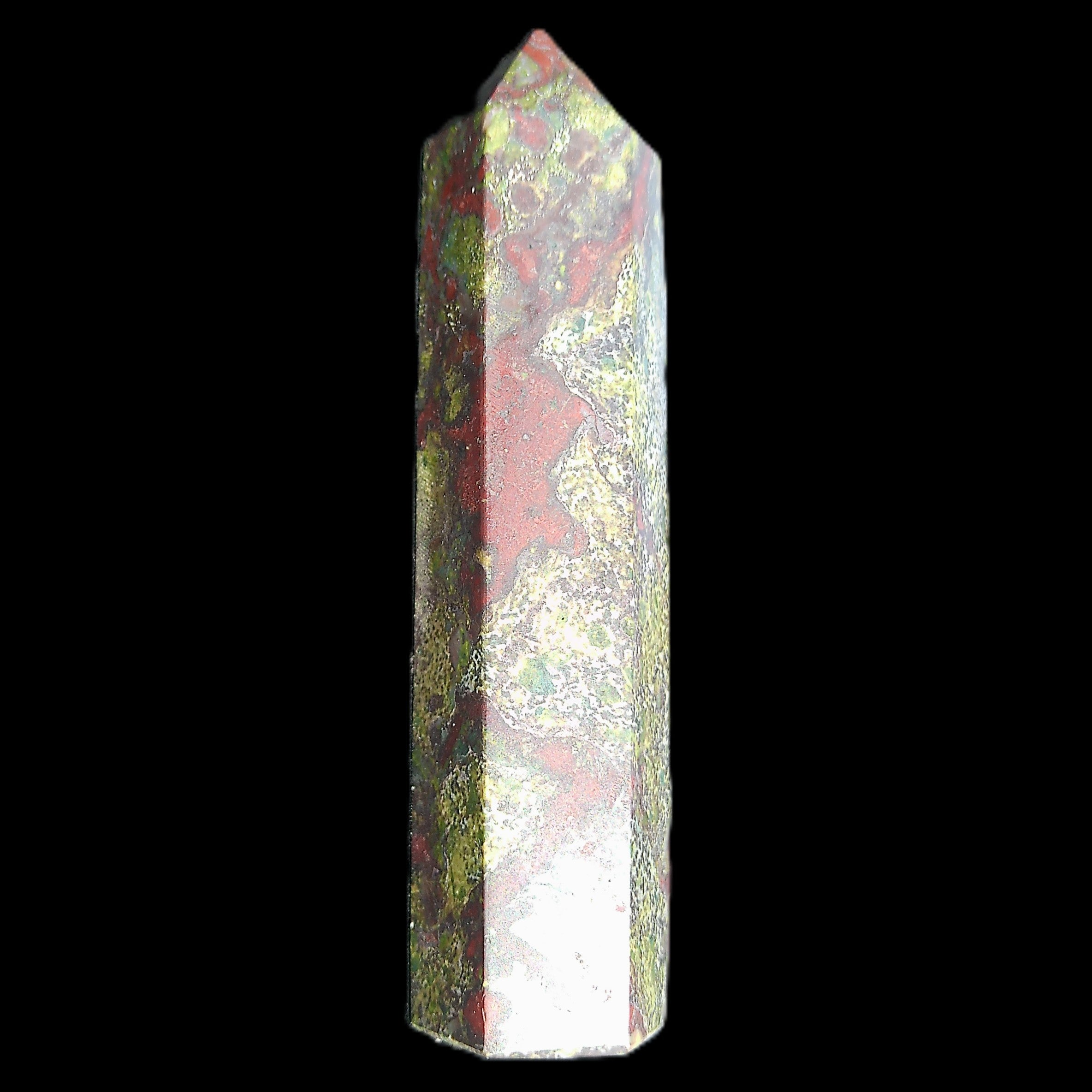 Dragons Blood Stone wand 87*23*19mm 79g in sunlight - Rocks and Things Store
