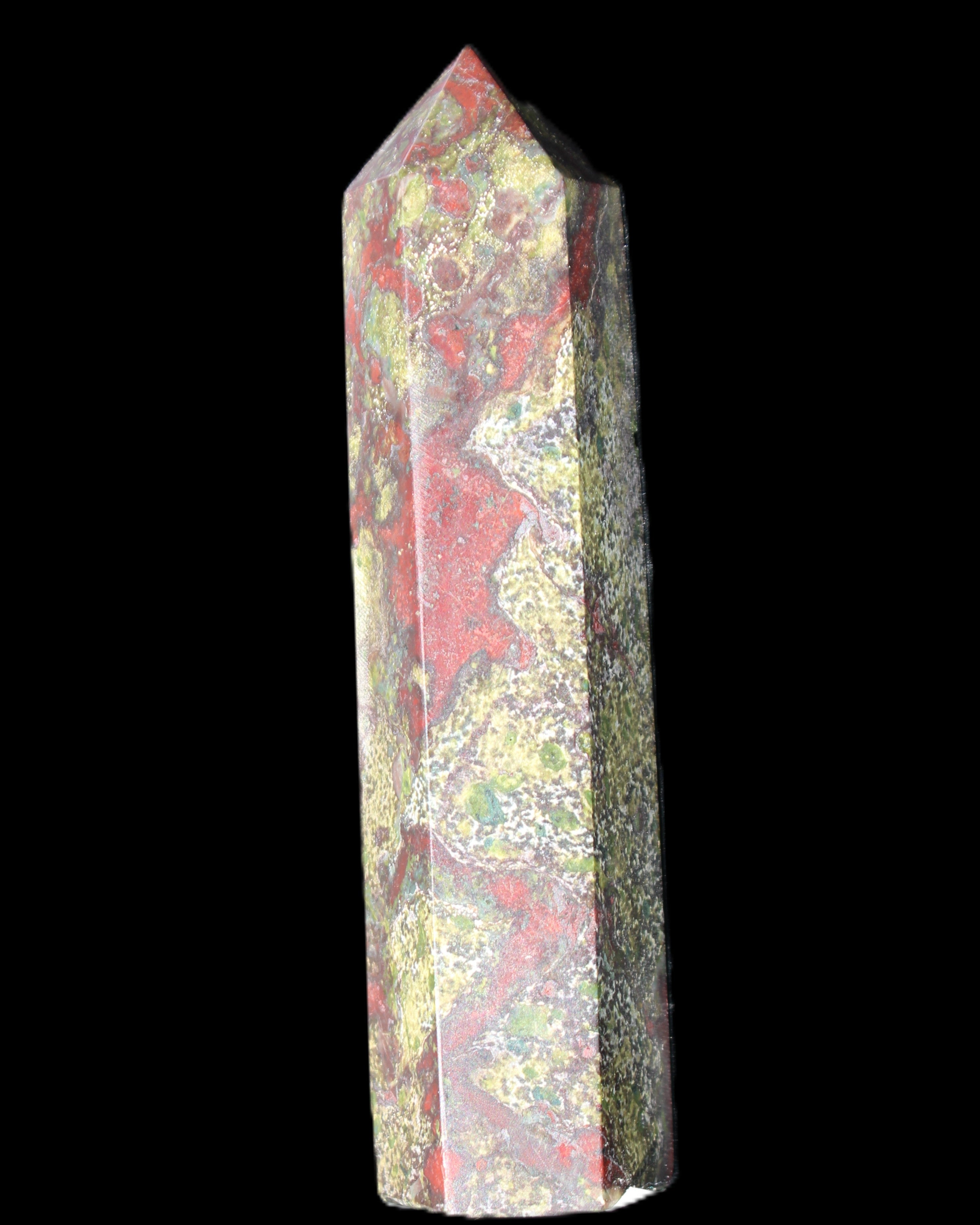 Dragons Blood Stone wand 87*23*19mm 79g in sunlight - Rocks and Things Store