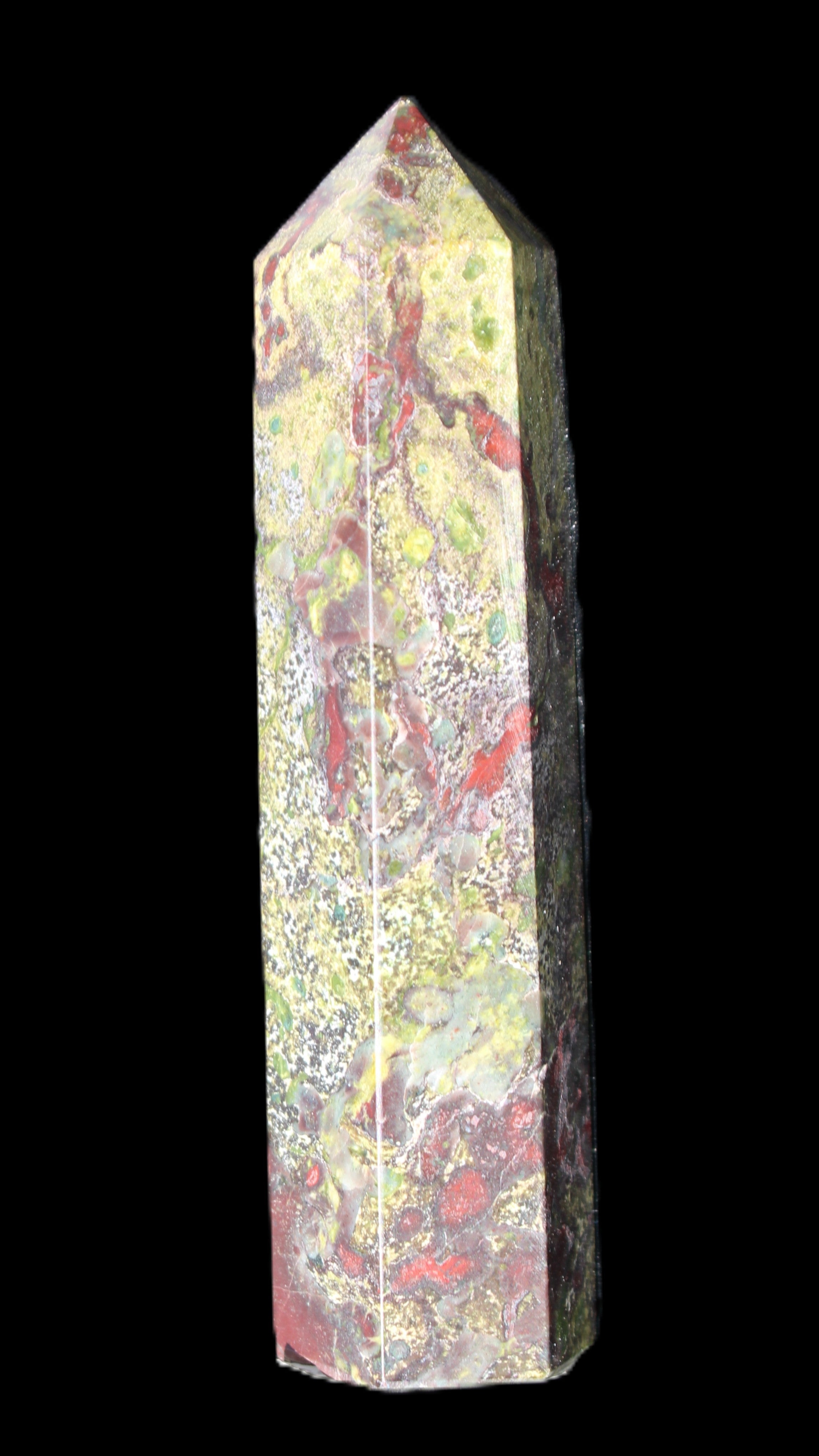 Dragons Blood Stone wand 87*23*19mm 79g in sunlight - Rocks and Things Store