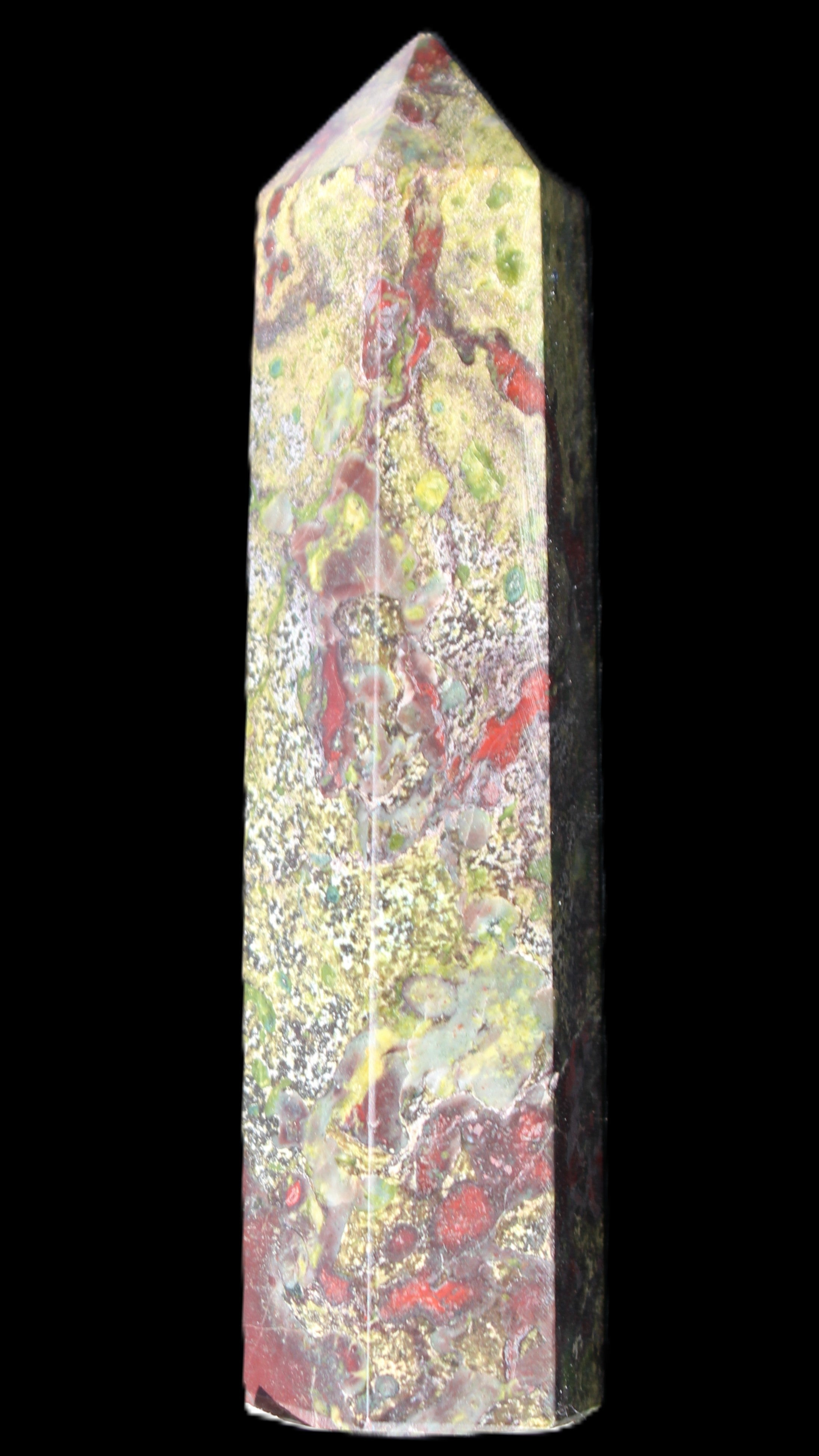 Dragons Blood Stone wand 87*23*19mm 79g in sunlight - Rocks and Things Store
