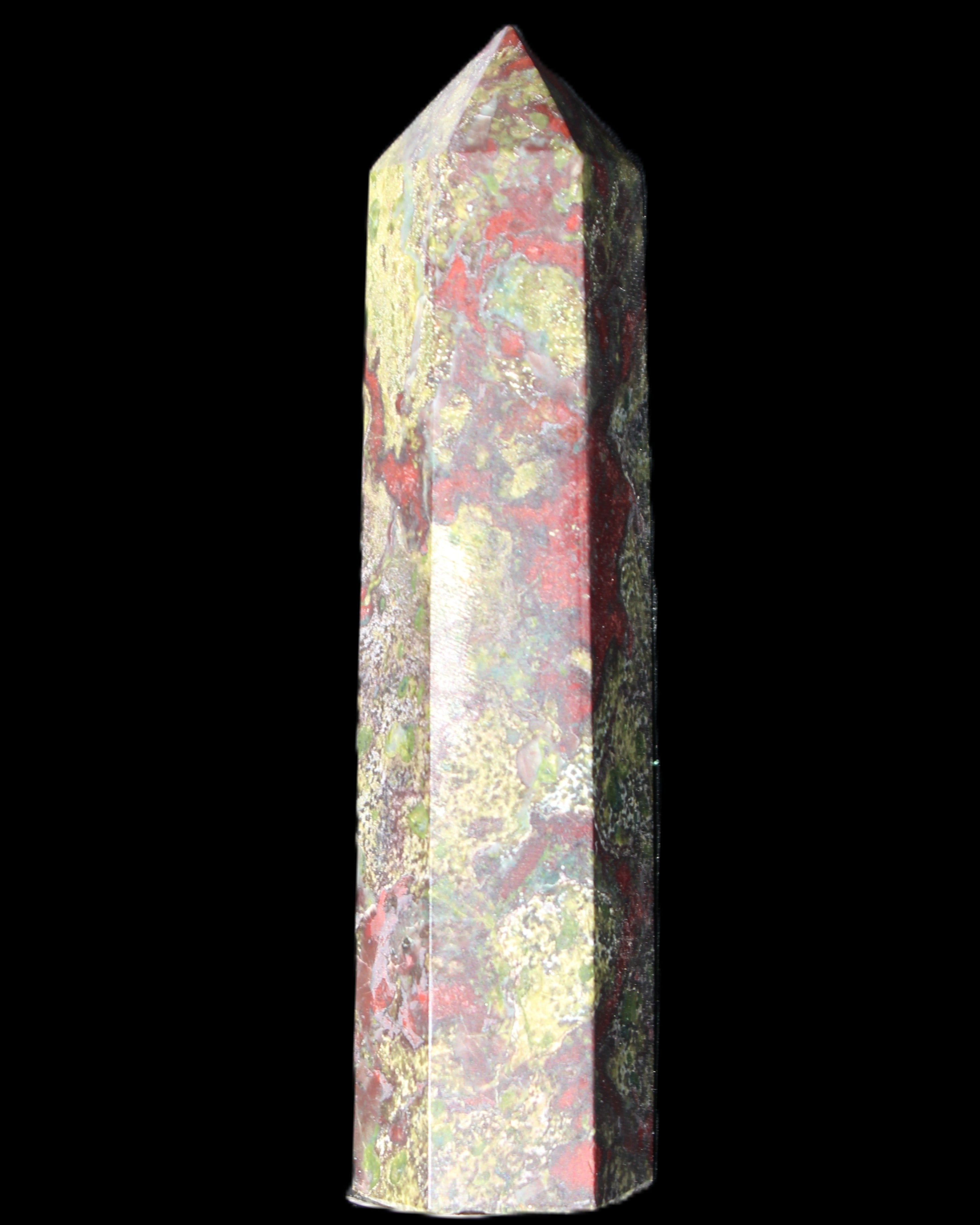 Dragons Blood Stone wand 87*23*19mm 79g in sunlight - Rocks and Things Store
