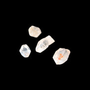 Herkimer Diamond Quartz four tiny crystals 10-15mm 3g in sunlight - Rocks and Things Store