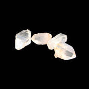 Herkimer Diamond Quartz four tiny crystals 10-15mm 3g in sunlight - Rocks and Things Store