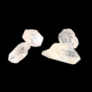 Herkimer Diamond Quartz four tiny crystals 10-15mm 3g in sunlight - Rocks and Things Store