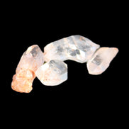 Herkimer Diamond Quartz four tiny crystals 10-15mm 3g in sunlight - Rocks and Things Store