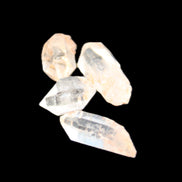 Herkimer Diamond Quartz four tiny crystals 10-15mm 3g in sunlight - Rocks and Things Store