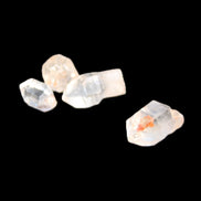 Herkimer Diamond Quartz four tiny crystals 10-15mm 3g in sunlight - Rocks and Things Store