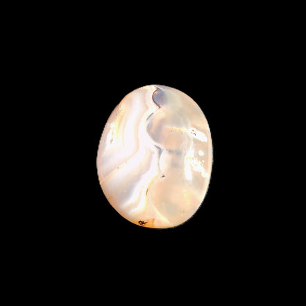 Cherry Blossom Agate palmstone 45*33*16mm 35g in sunlight - Rocks and Things Store