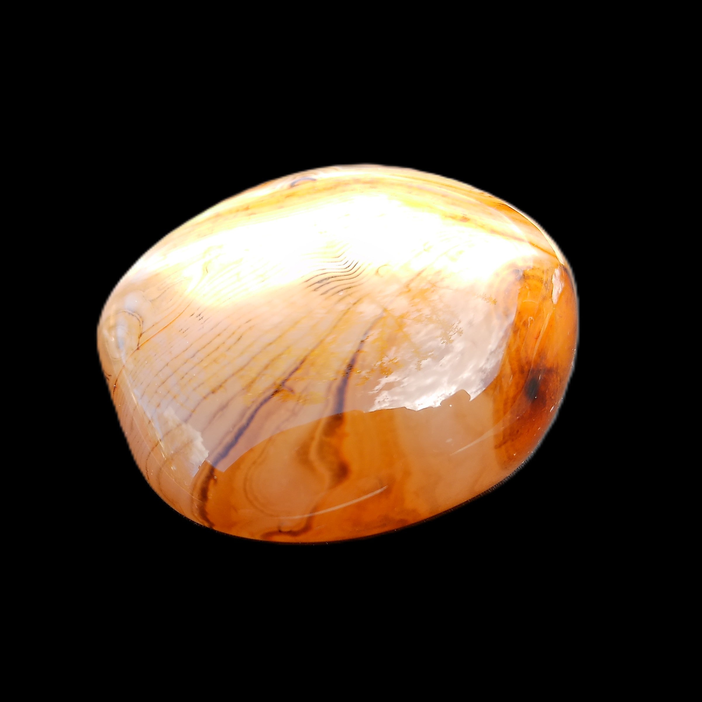Crazy Lace Agate 44*42*22mm 63g in sunlight - Rocks and Things Store