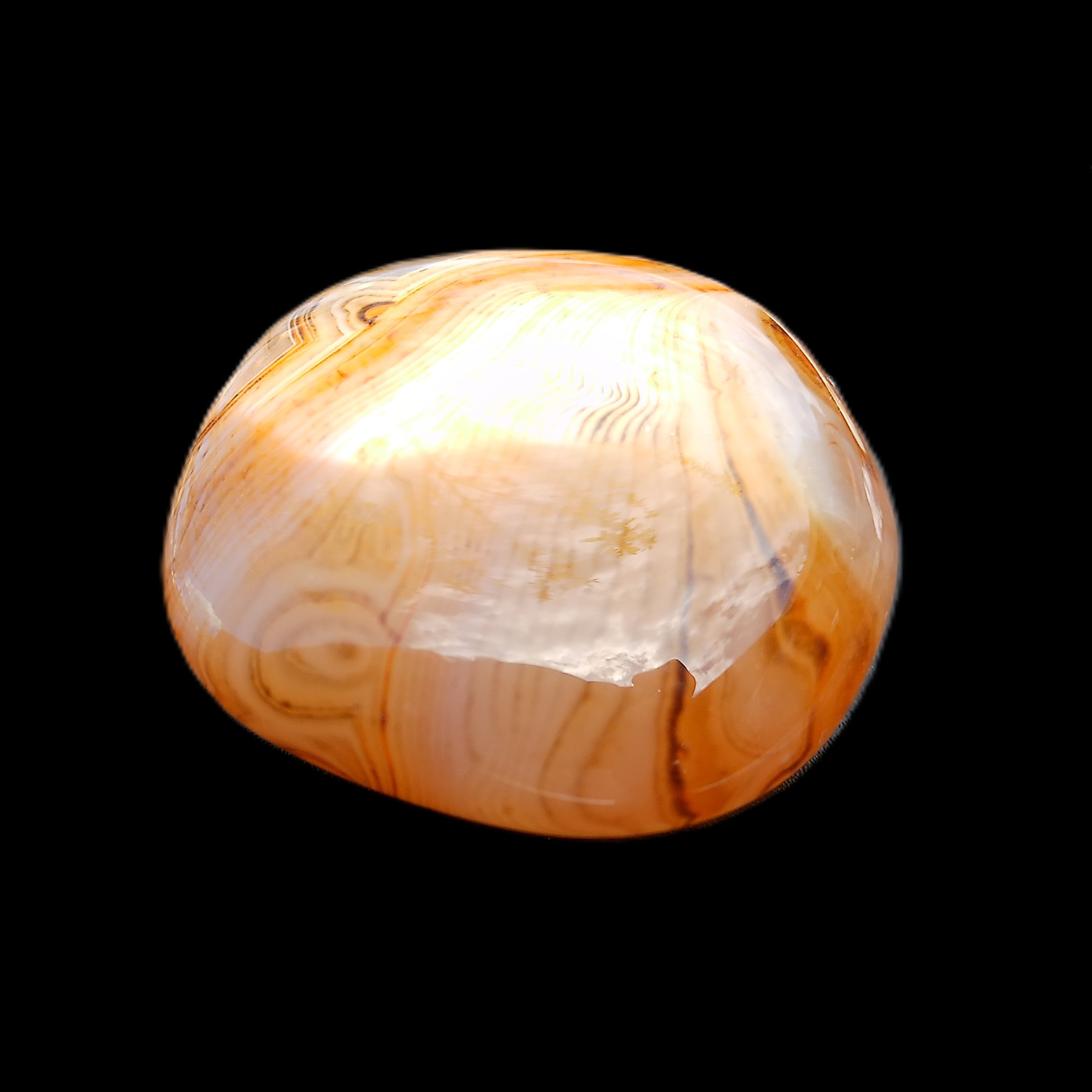 Crazy Lace Agate 44*42*22mm 63g in sunlight - Rocks and Things Store