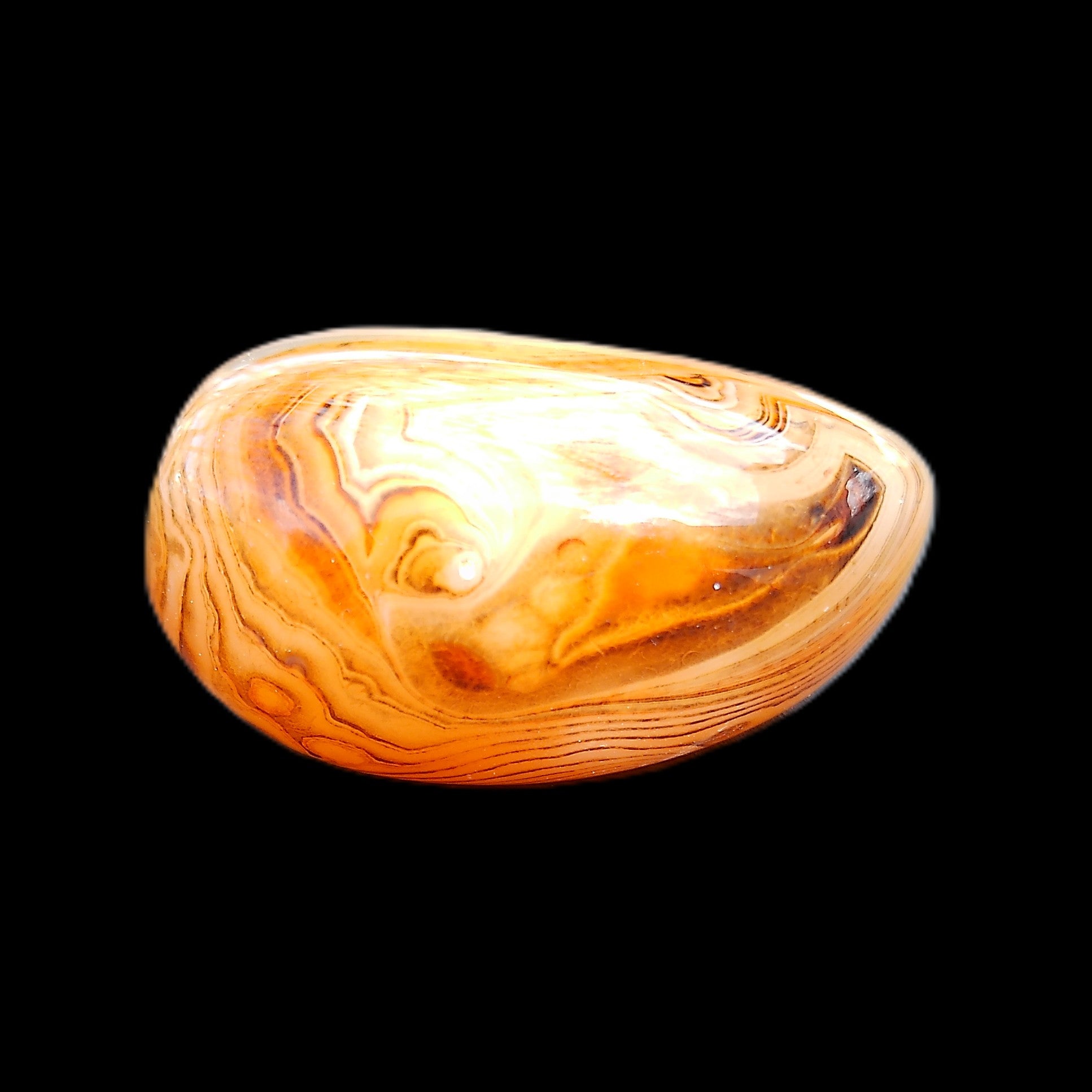 Crazy Lace Agate 44*42*22mm 63g in sunlight - Rocks and Things Store