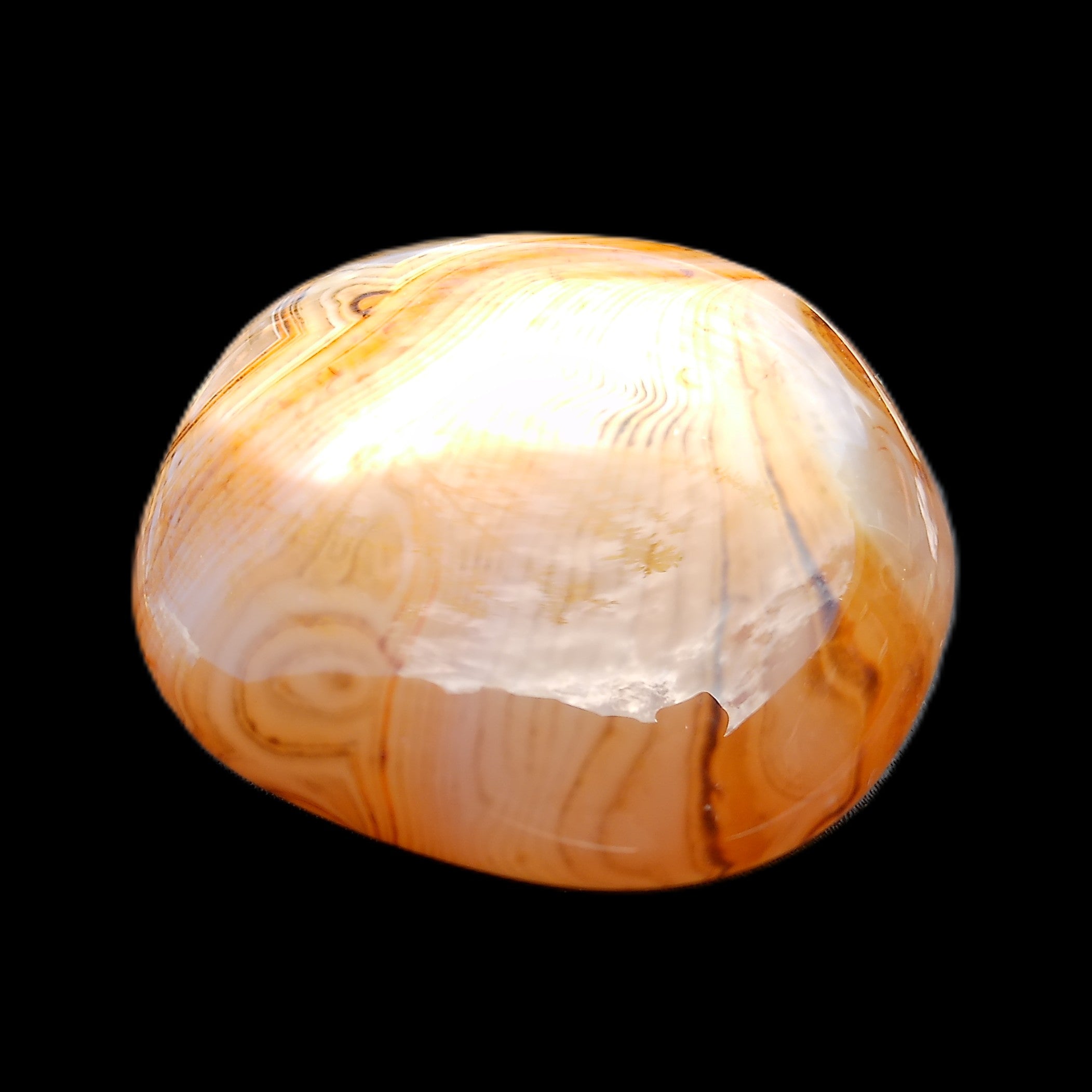 Crazy Lace Agate 44*42*22mm 63g in sunlight - Rocks and Things Store