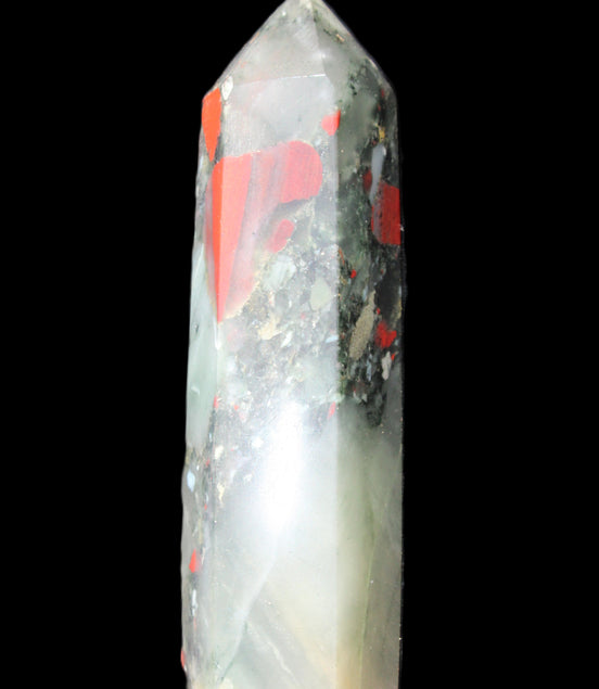 African Bloodstone wand 85mm 86g in sunlight - Rocks and Things Store