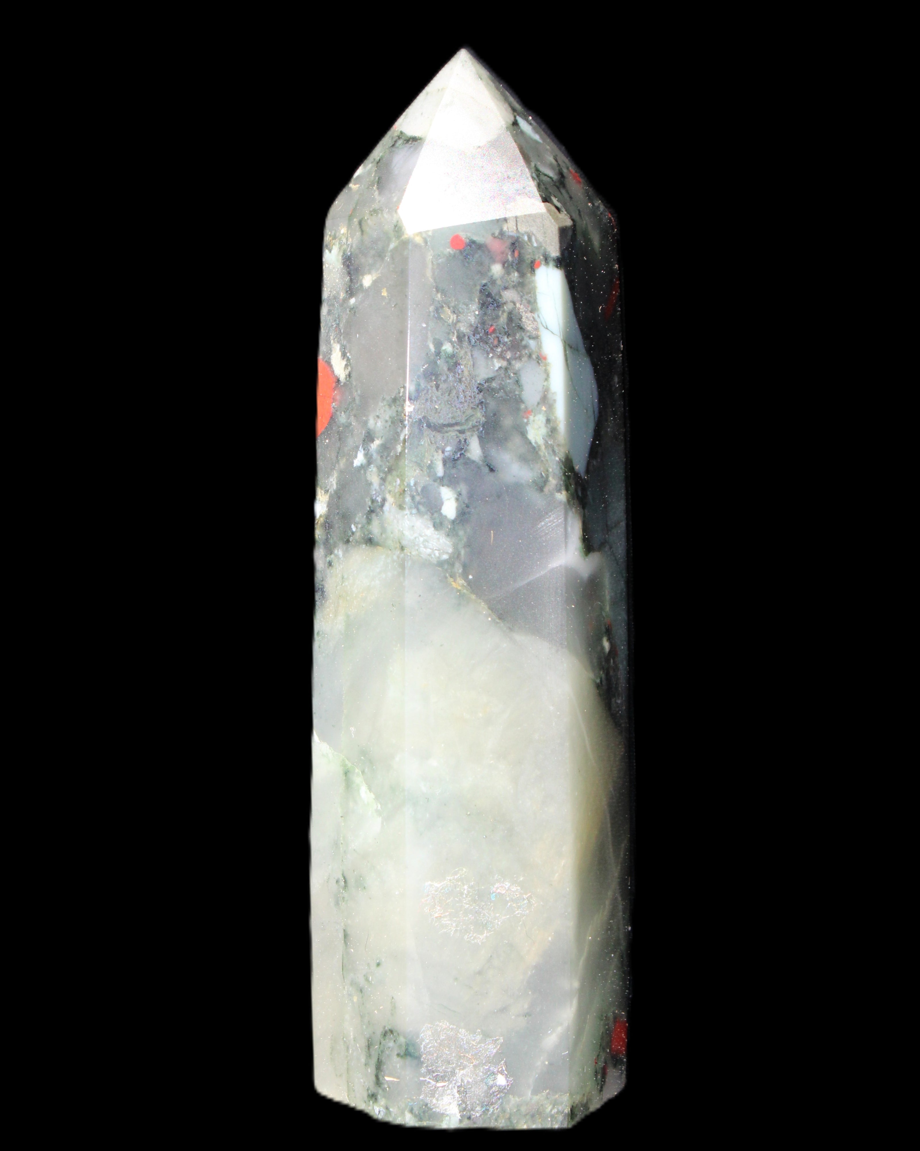 African Bloodstone wand 85mm 86g in sunlight - Rocks and Things Store