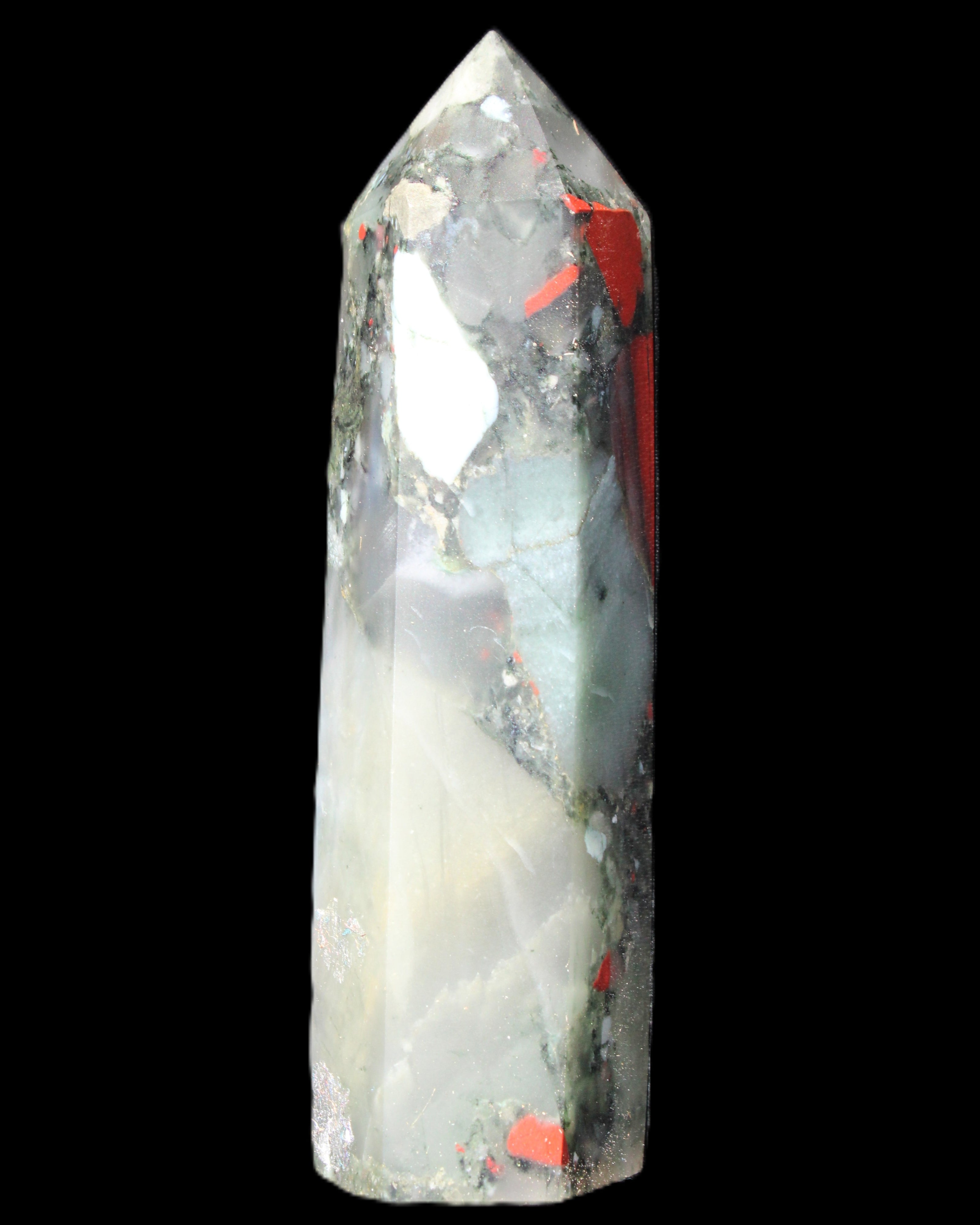 African Bloodstone wand 85mm 86g in sunlight - Rocks and Things Store