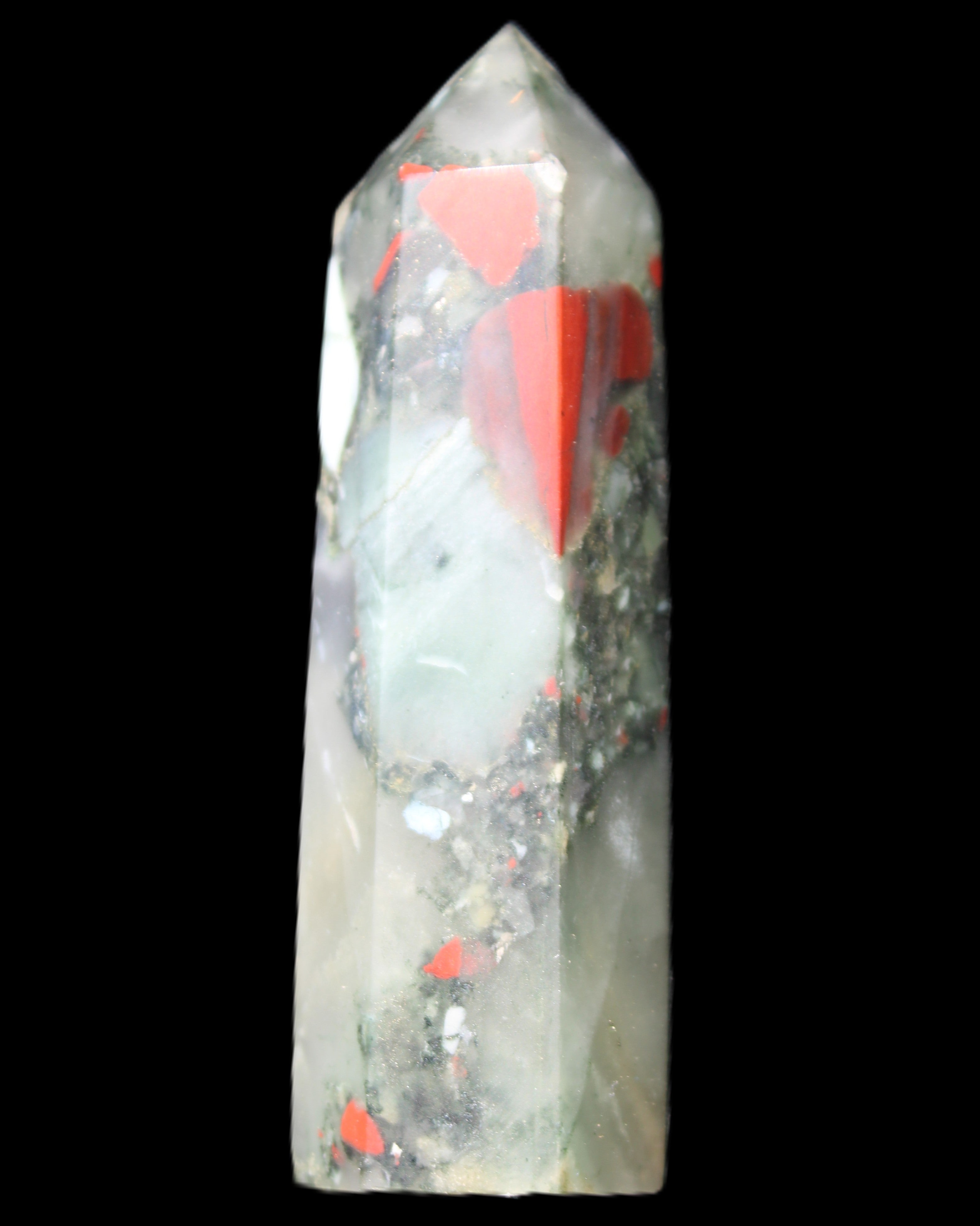 African Bloodstone wand 85mm 86g in sunlight - Rocks and Things Store