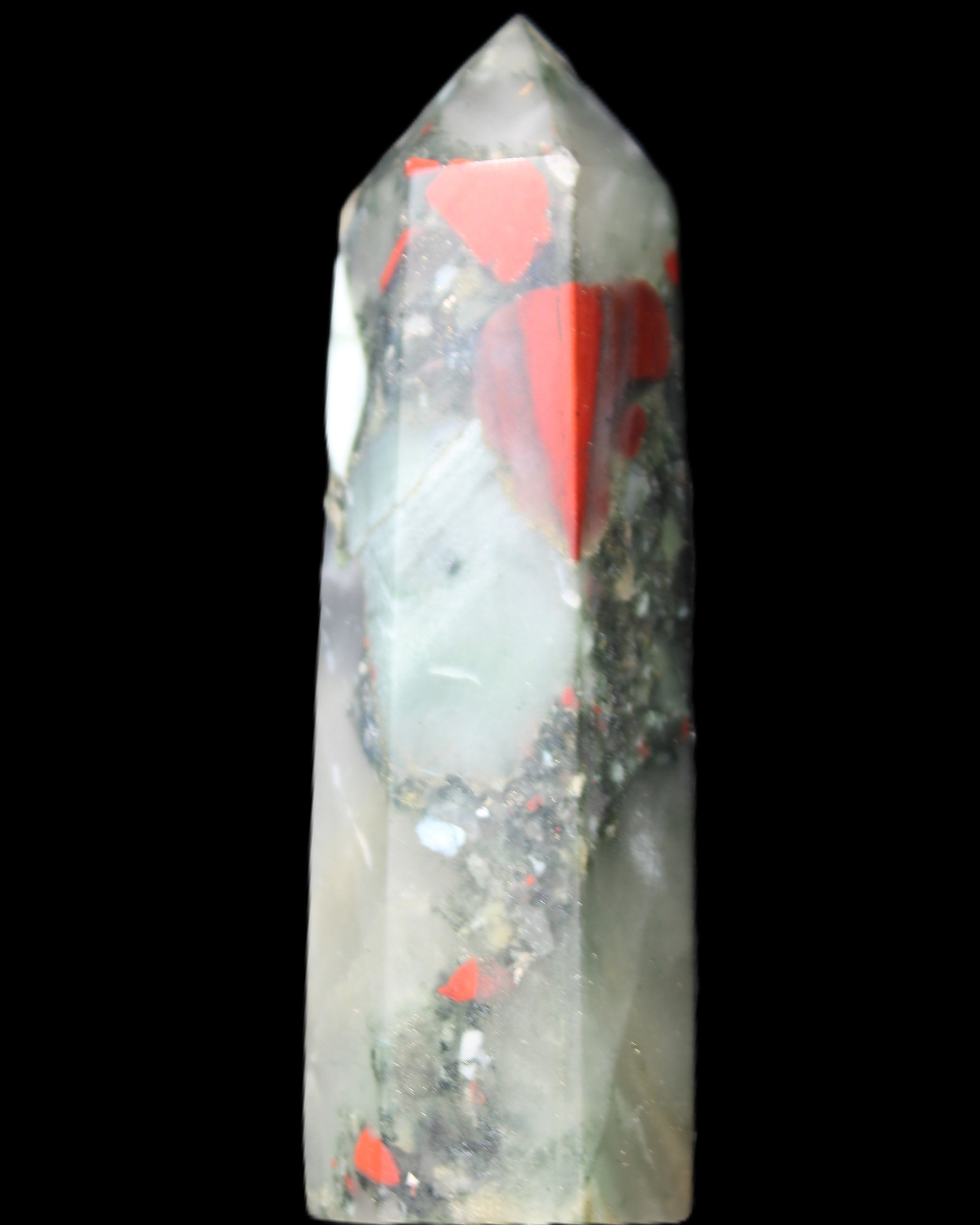 African Bloodstone wand 85mm 86g in sunlight - Rocks and Things Store