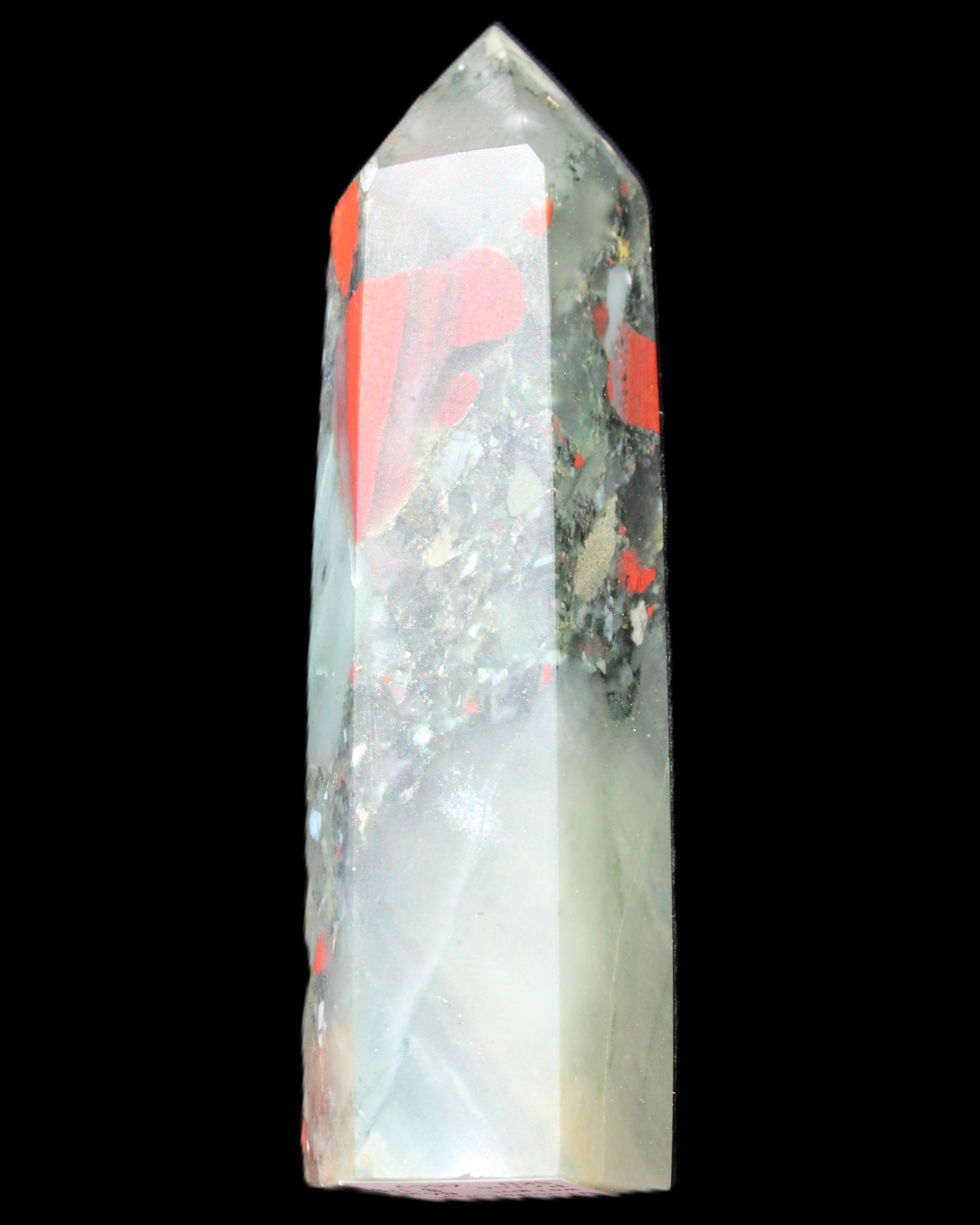 African Bloodstone wand 85mm 86g in sunlight - Rocks and Things Store