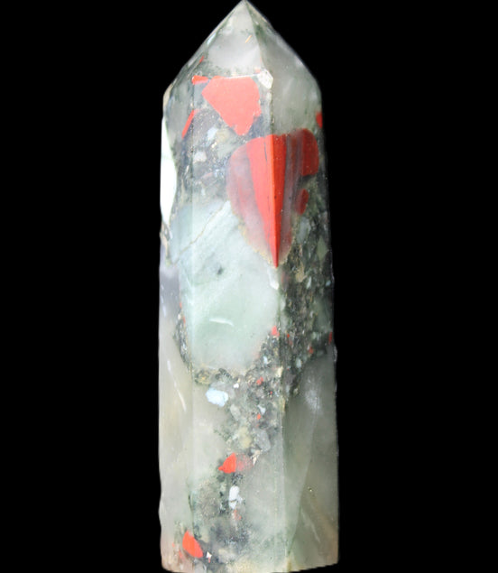African Bloodstone wand 85mm 86g in sunlight - Rocks and Things Store