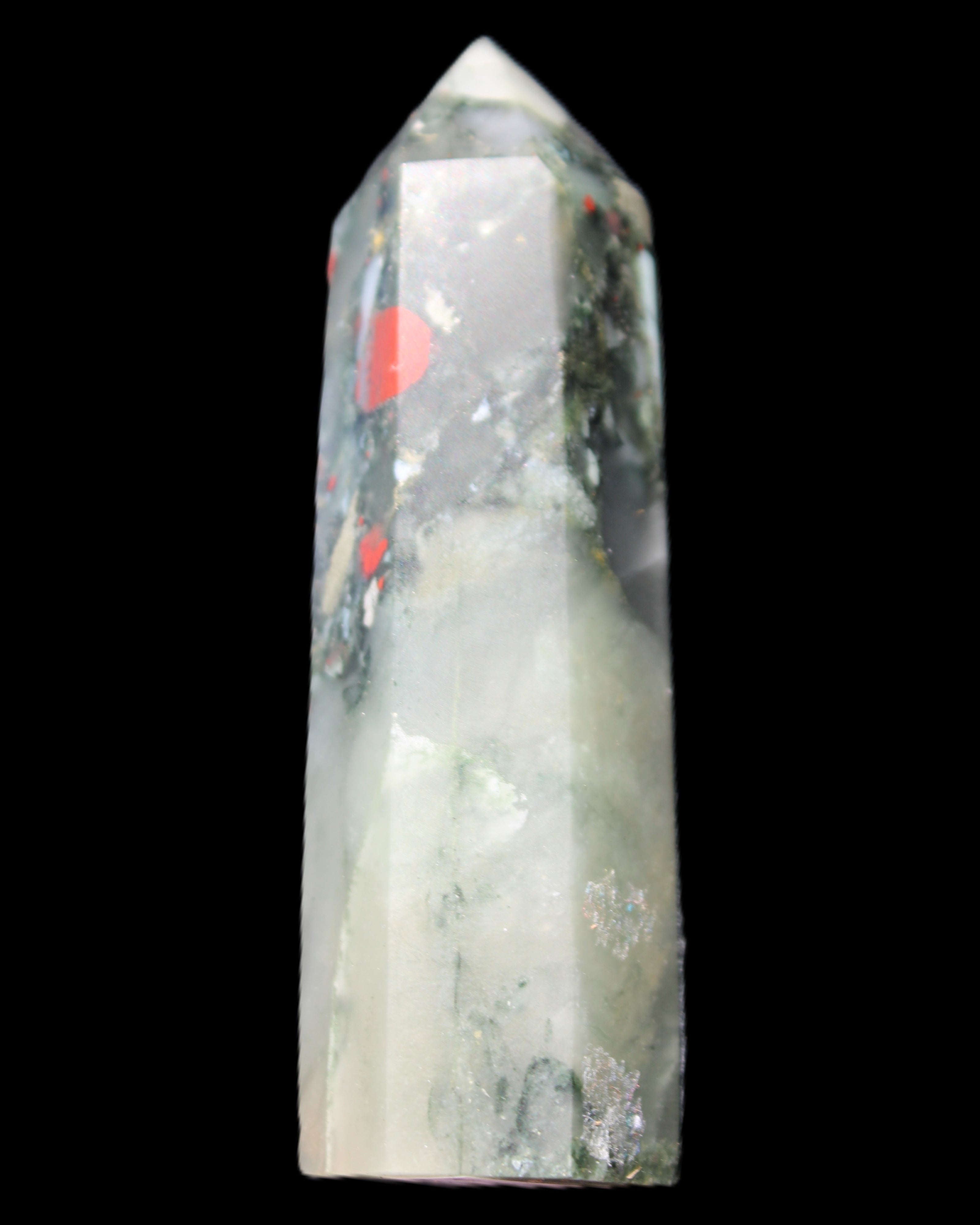 African Bloodstone wand 85mm 86g in sunlight - Rocks and Things Store