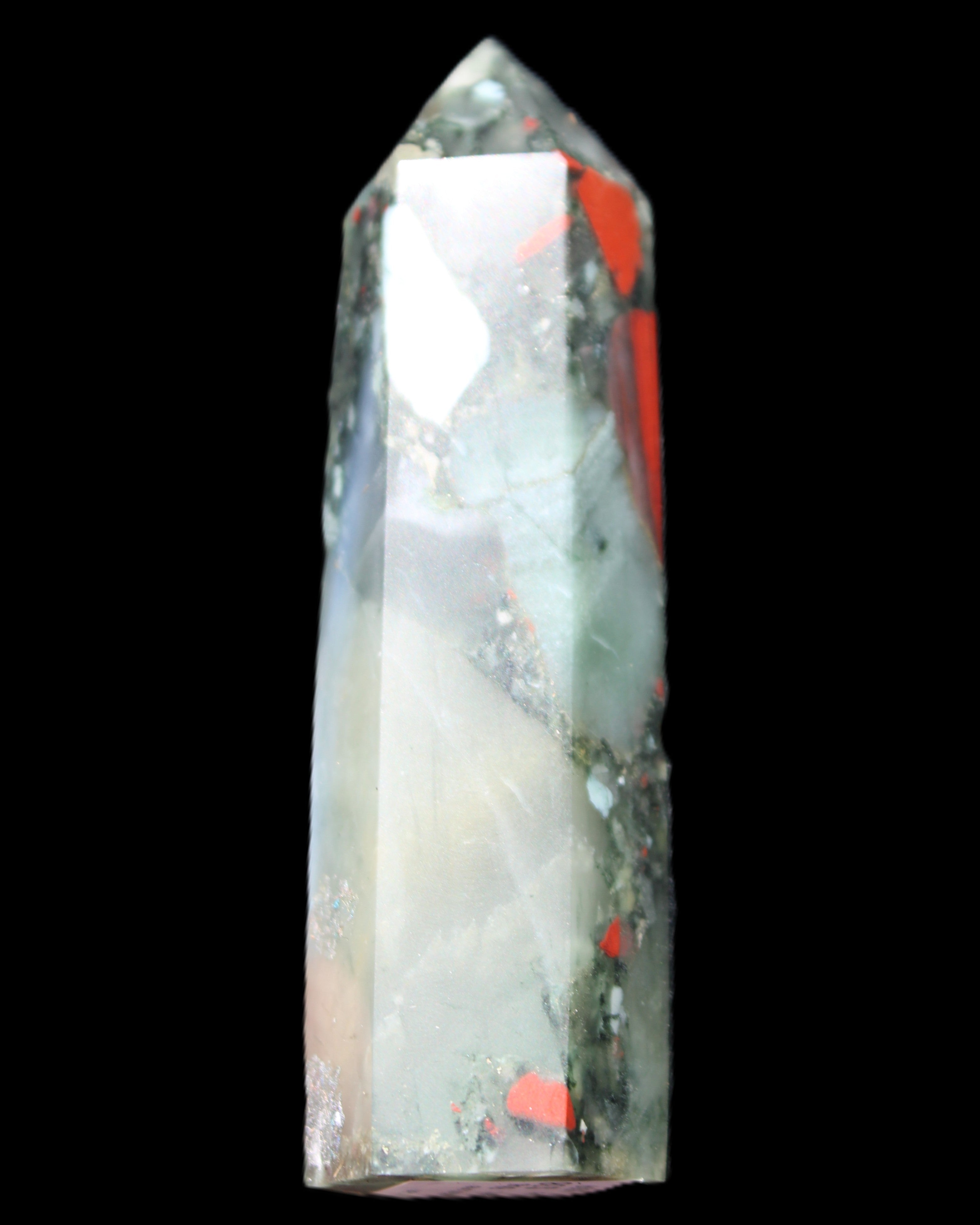 African Bloodstone wand 85mm 86g in sunlight - Rocks and Things Store