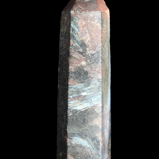 Astrophyllite wand 90mm 95g in sunlight - Rocks and Things Store