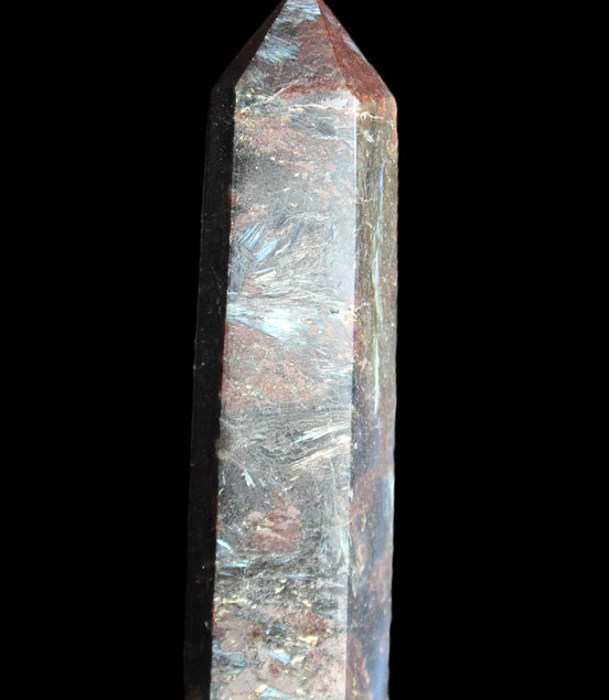 Astrophyllite wand 90mm 95g in sunlight - Rocks and Things Store