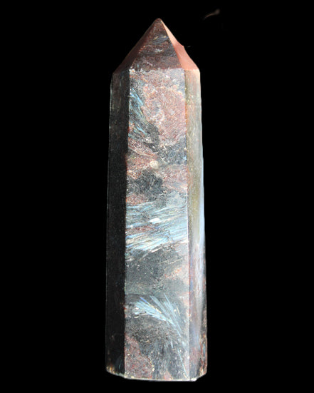 Astrophyllite wand 90mm 95g in sunlight - Rocks and Things Store