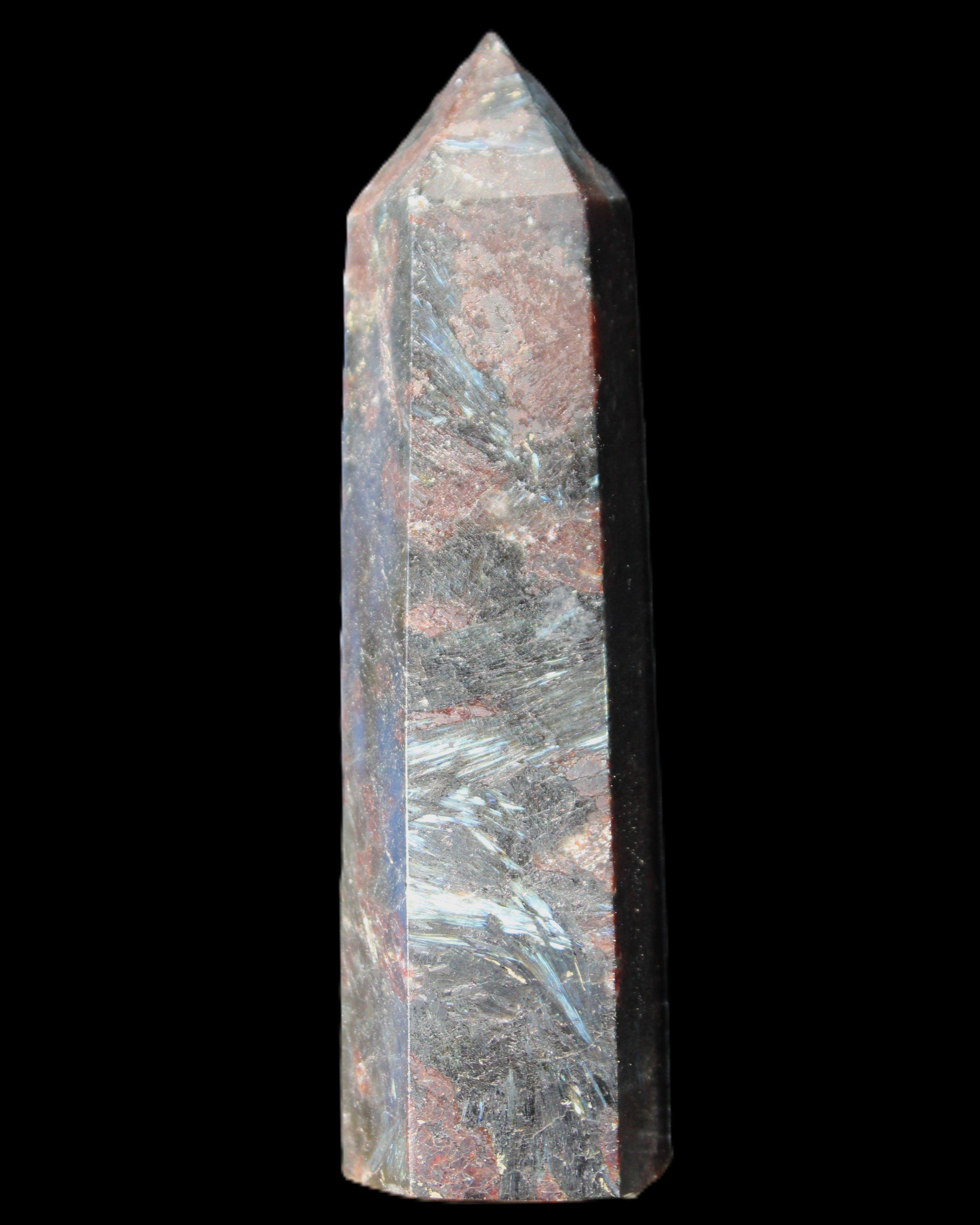 Astrophyllite wand 90mm 95g in sunlight - Rocks and Things Store