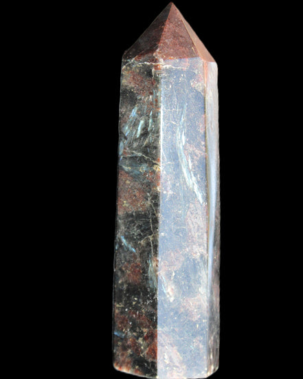 Astrophyllite wand 90mm 95g in sunlight - Rocks and Things Store