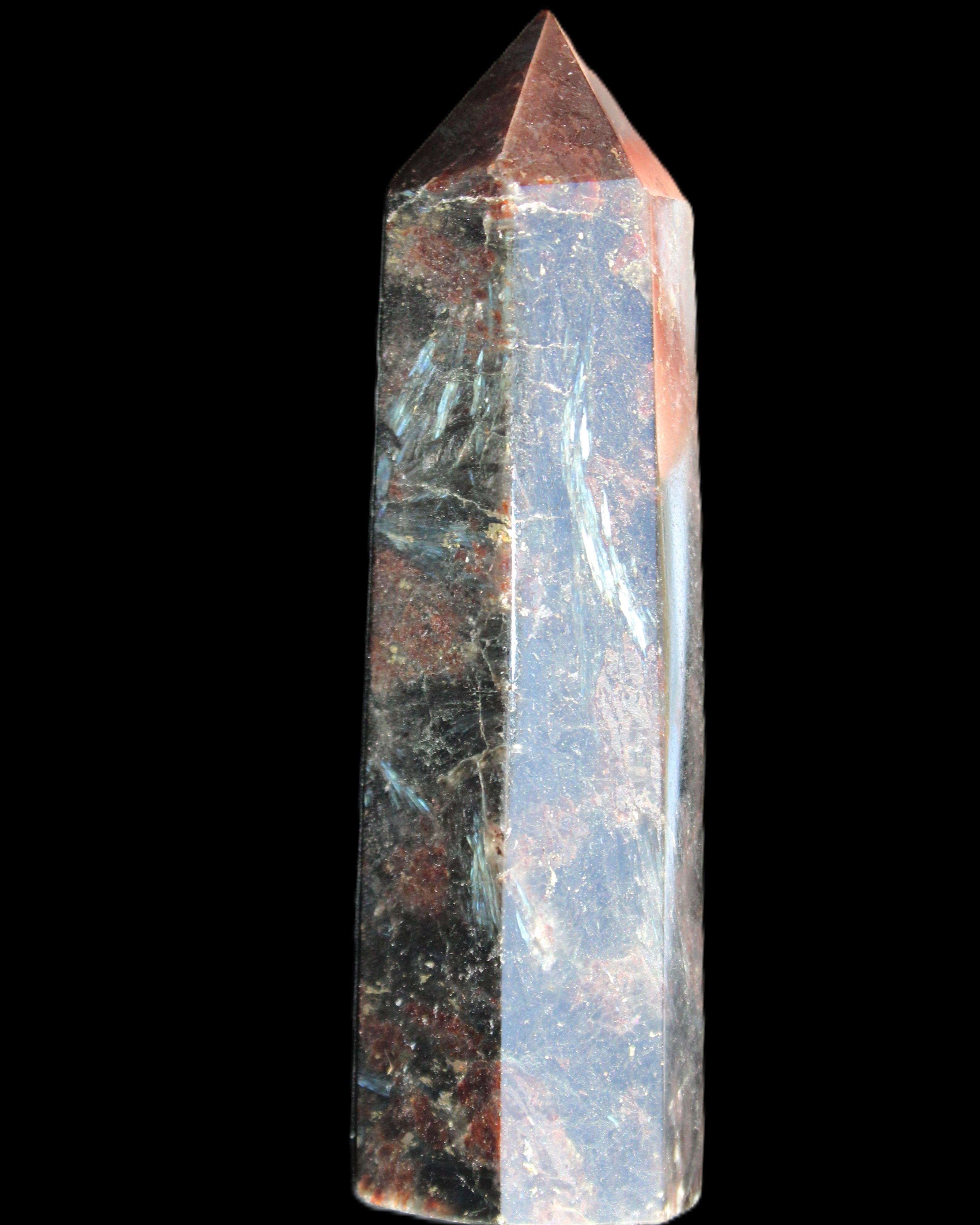 Astrophyllite wand 90mm 95g in sunlight - Rocks and Things Store