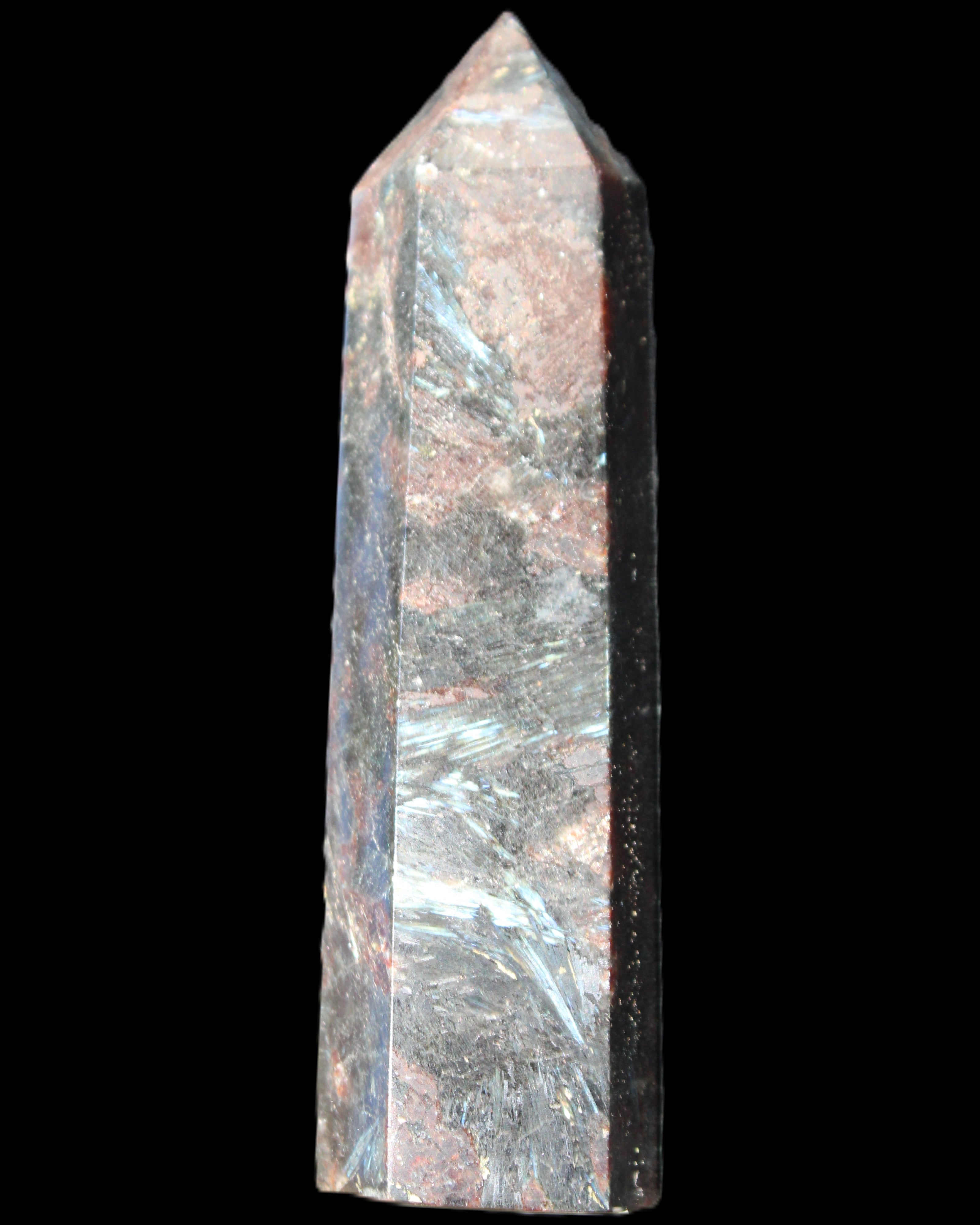 Astrophyllite wand 90mm 95g in sunlight - Rocks and Things Store