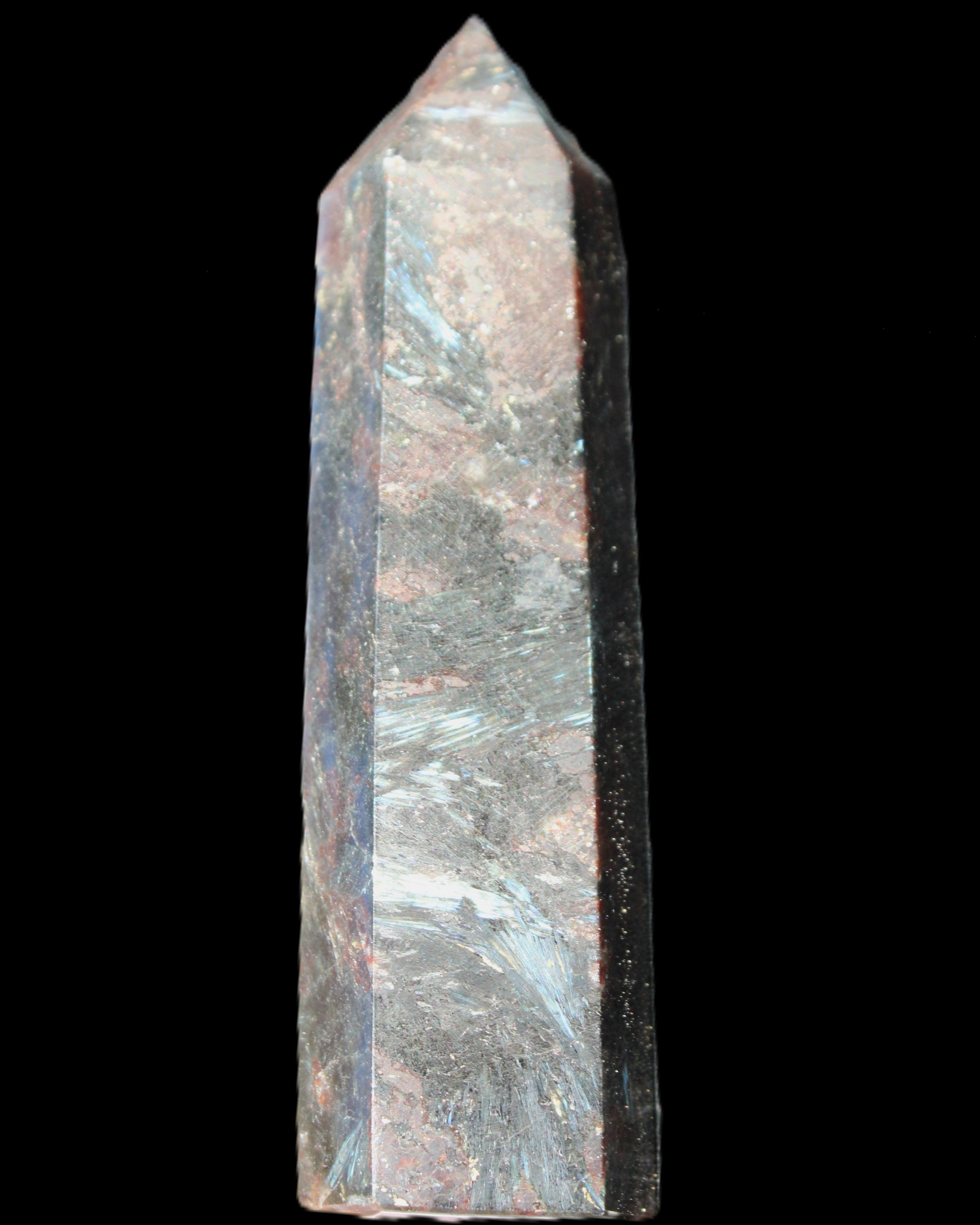 Astrophyllite wand 90mm 95g in sunlight - Rocks and Things Store