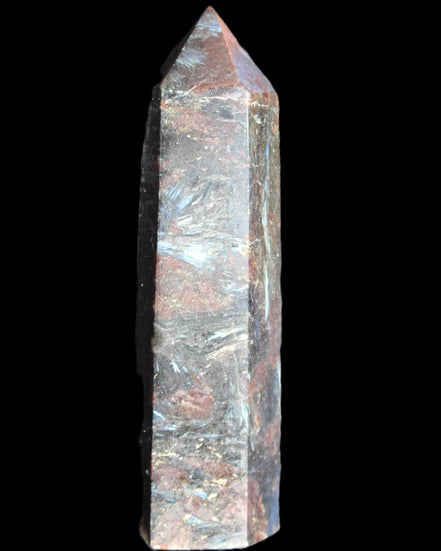 Astrophyllite wand 90mm 95g in sunlight - Rocks and Things Store