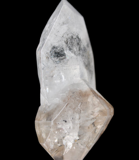 Herkimer Diamond Quartz Enhydro 86*48*39mm 116g in sunlight - Rocks and Things Store