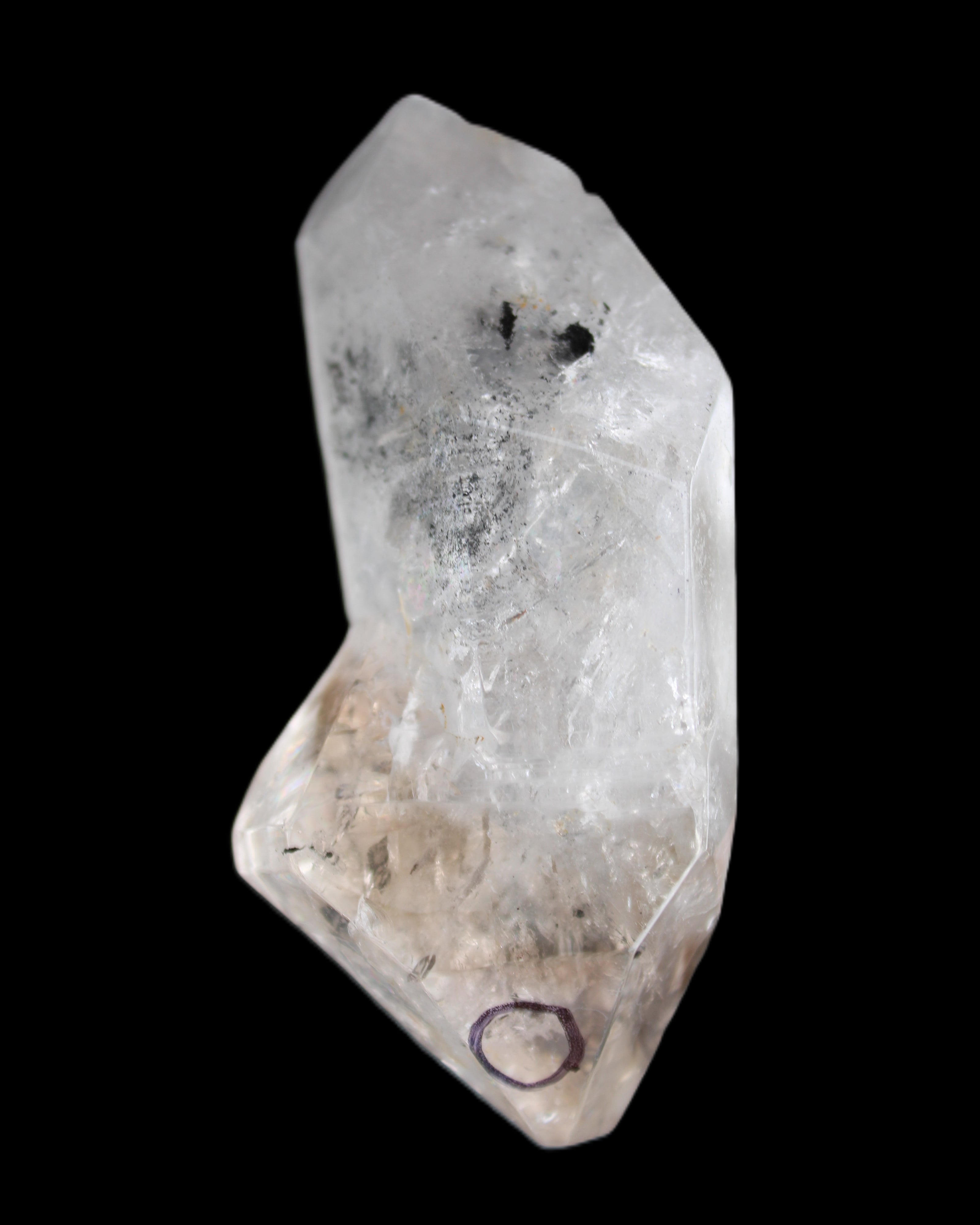 Herkimer Diamond Quartz Enhydro 86*48*39mm 116g in sunlight - Rocks and Things Store