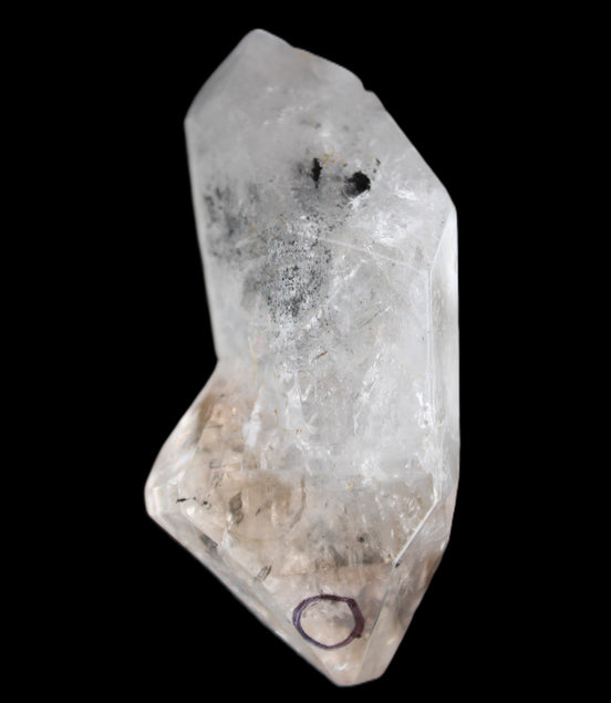 Herkimer Diamond Quartz Enhydro 86*48*39mm 116g in sunlight - Rocks and Things Store