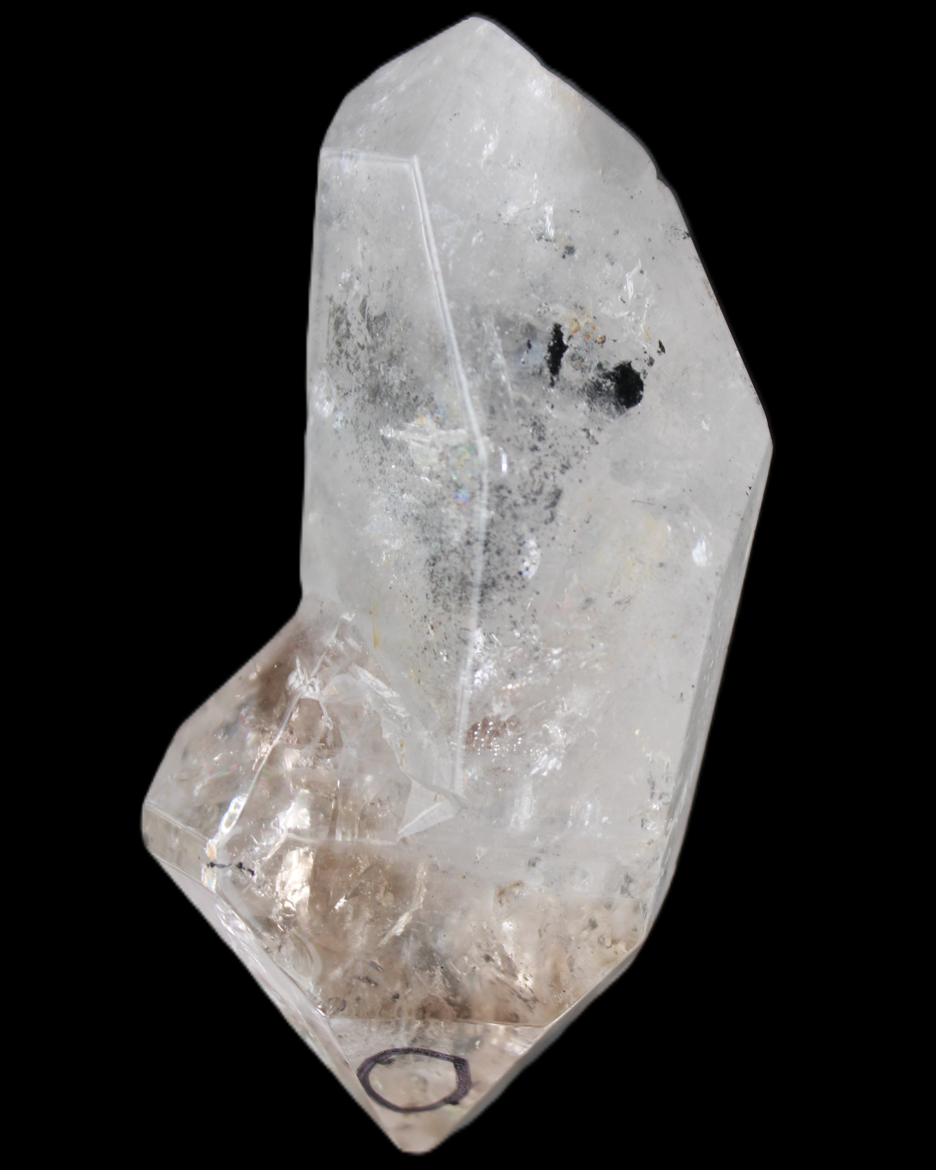 Herkimer Diamond Quartz Enhydro 86*48*39mm 116g in sunlight - Rocks and Things Store