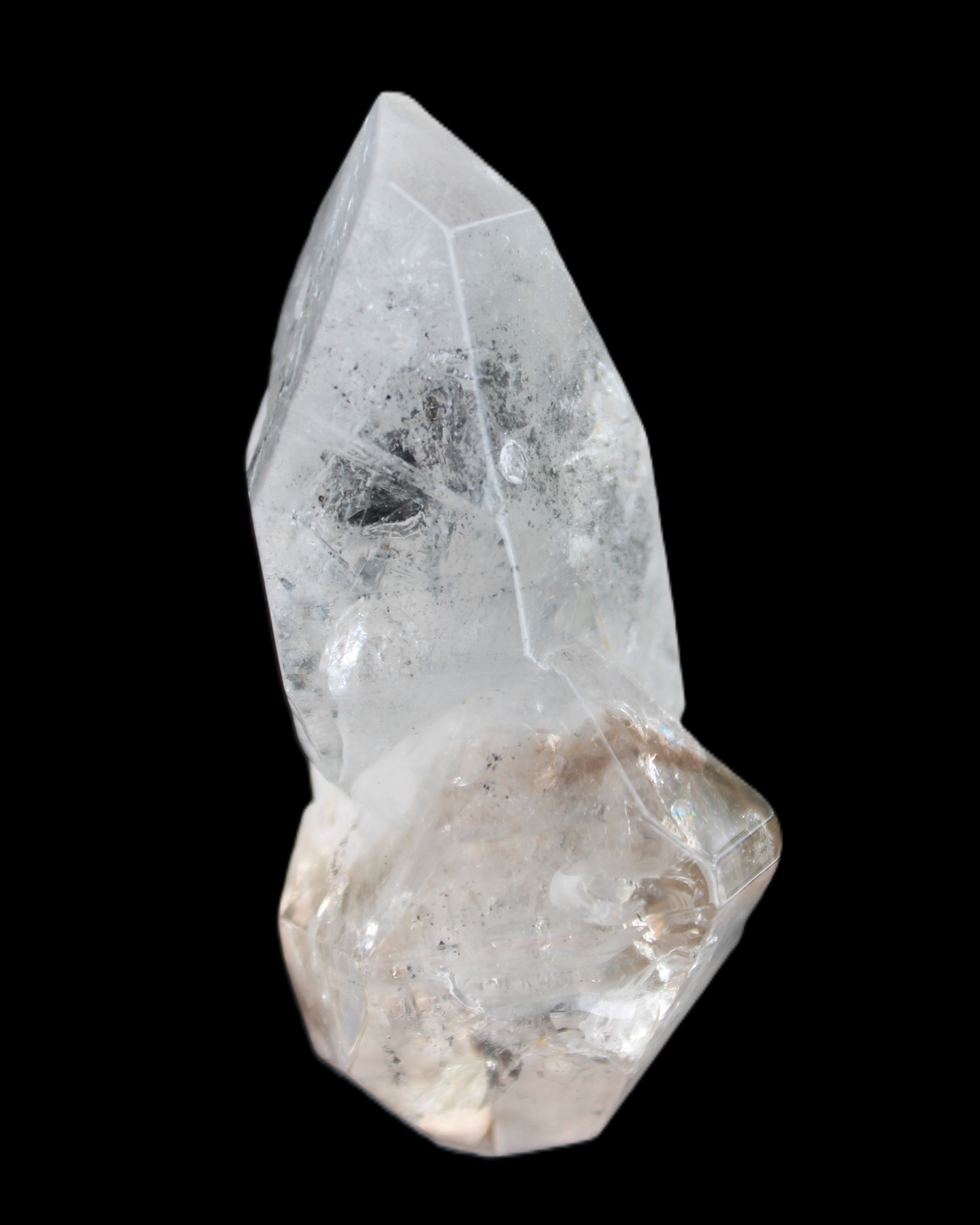 Herkimer Diamond Quartz Enhydro 86*48*39mm 116g in sunlight - Rocks and Things Store
