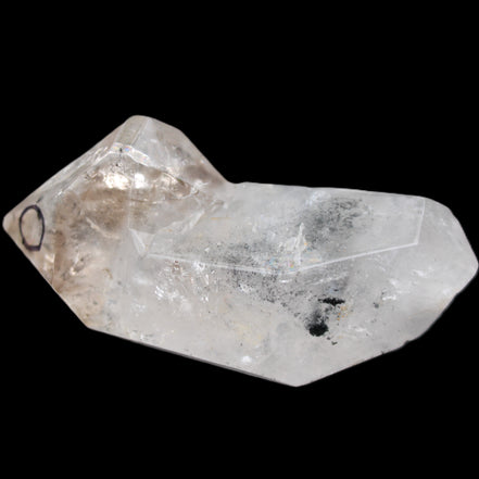 Herkimer Diamond Quartz Enhydro 86*48*39mm 116g in sunlight - Rocks and Things Store