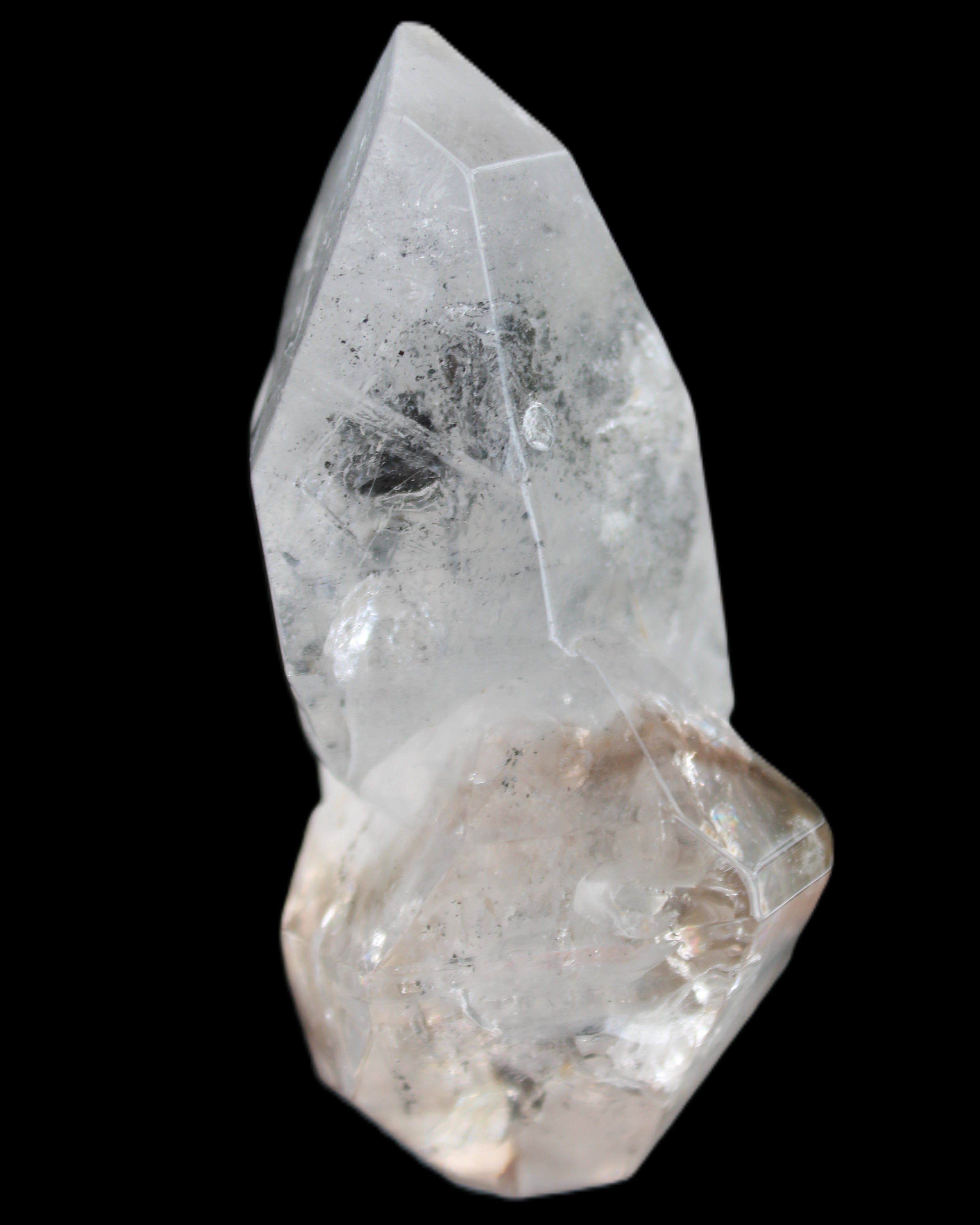 Herkimer Diamond Quartz Enhydro 86*48*39mm 116g in sunlight - Rocks and Things Store