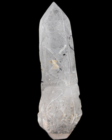 Herkimer Diamond Quartz Enhydro 110*37*17mm 120g in sunlight - Rocks and Things Store