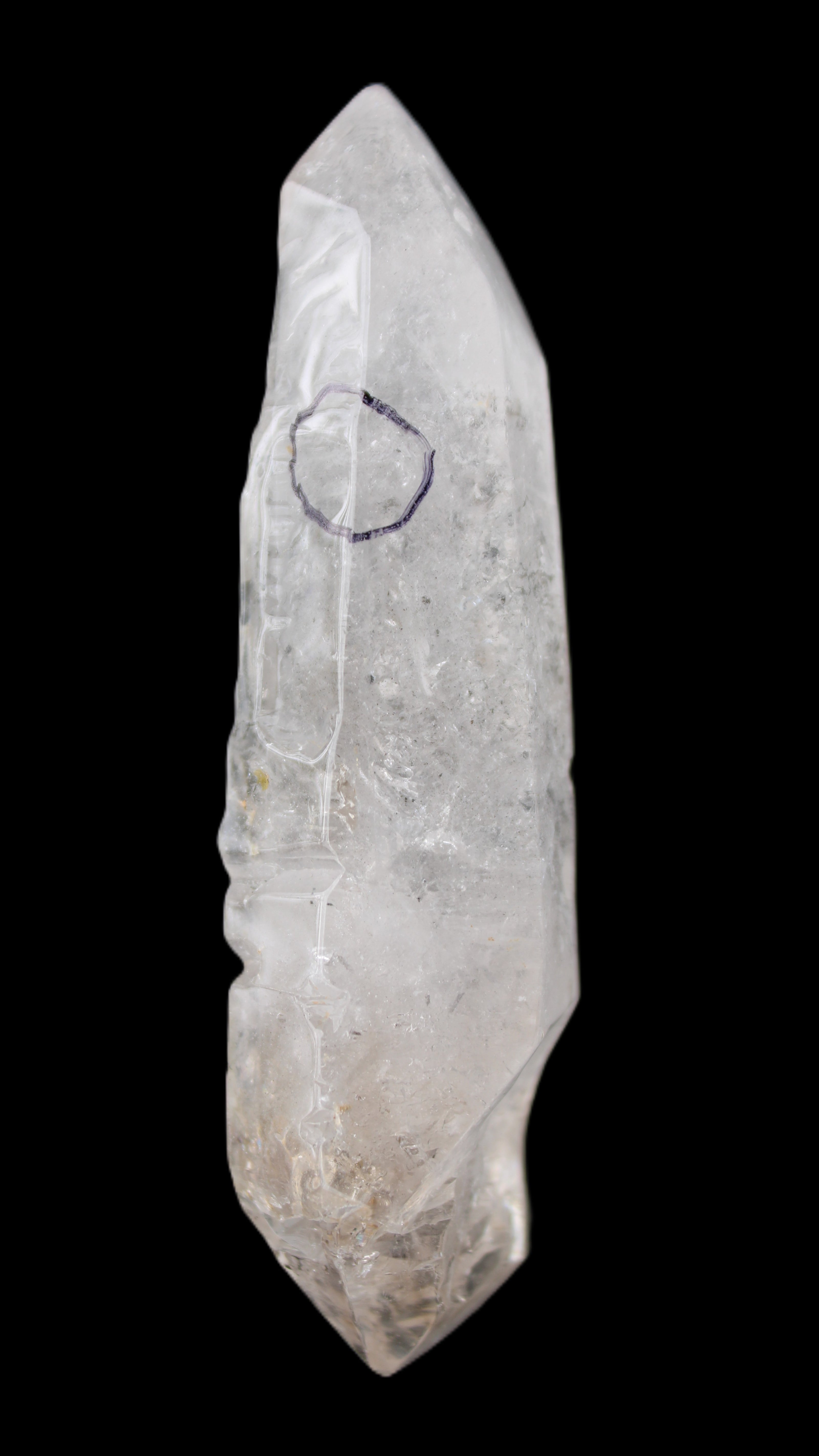Herkimer Diamond Quartz Enhydro 110*37*17mm 120g in sunlight - Rocks and Things Store