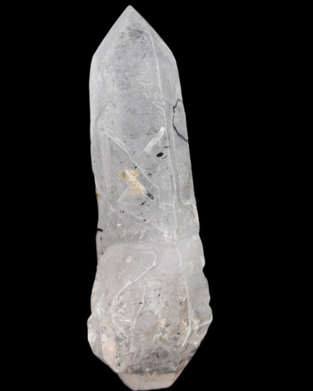 Herkimer Diamond Quartz Enhydro 110*37*17mm 120g in sunlight - Rocks and Things Store