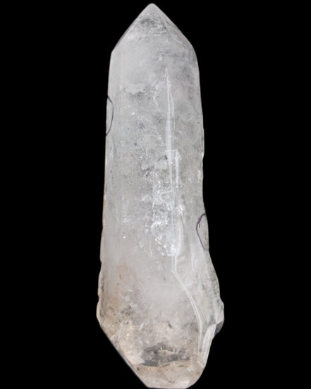 Herkimer Diamond Quartz Enhydro 110*37*17mm 120g in sunlight - Rocks and Things Store